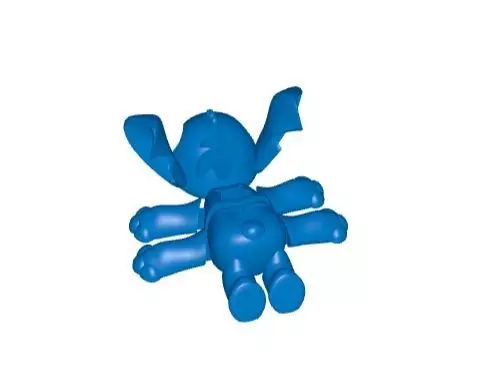 Articulated Stitch Figure 3D print model_4