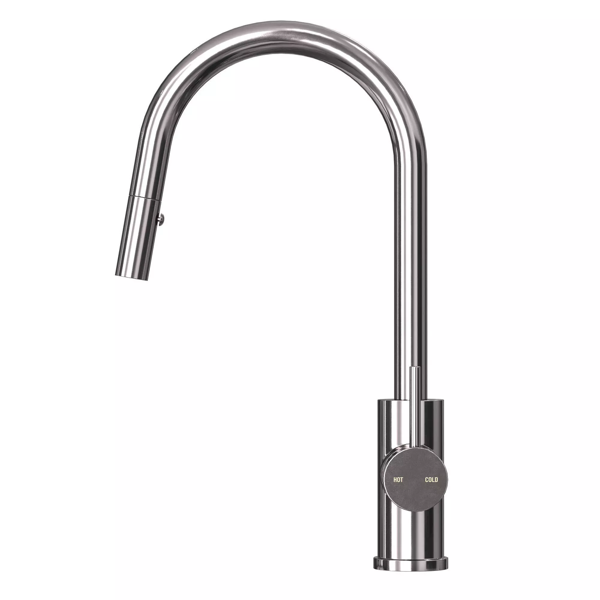  Cioso Pullout Spray Sink Mixer Chrome 3D model_2