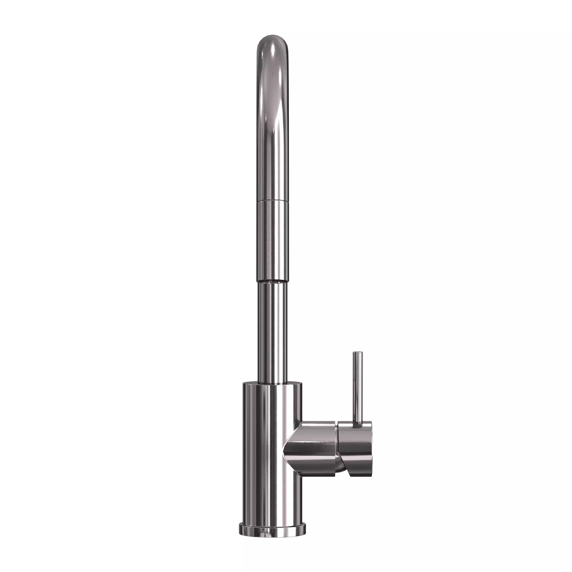  Cioso Pullout Spray Sink Mixer Chrome 3D model_3