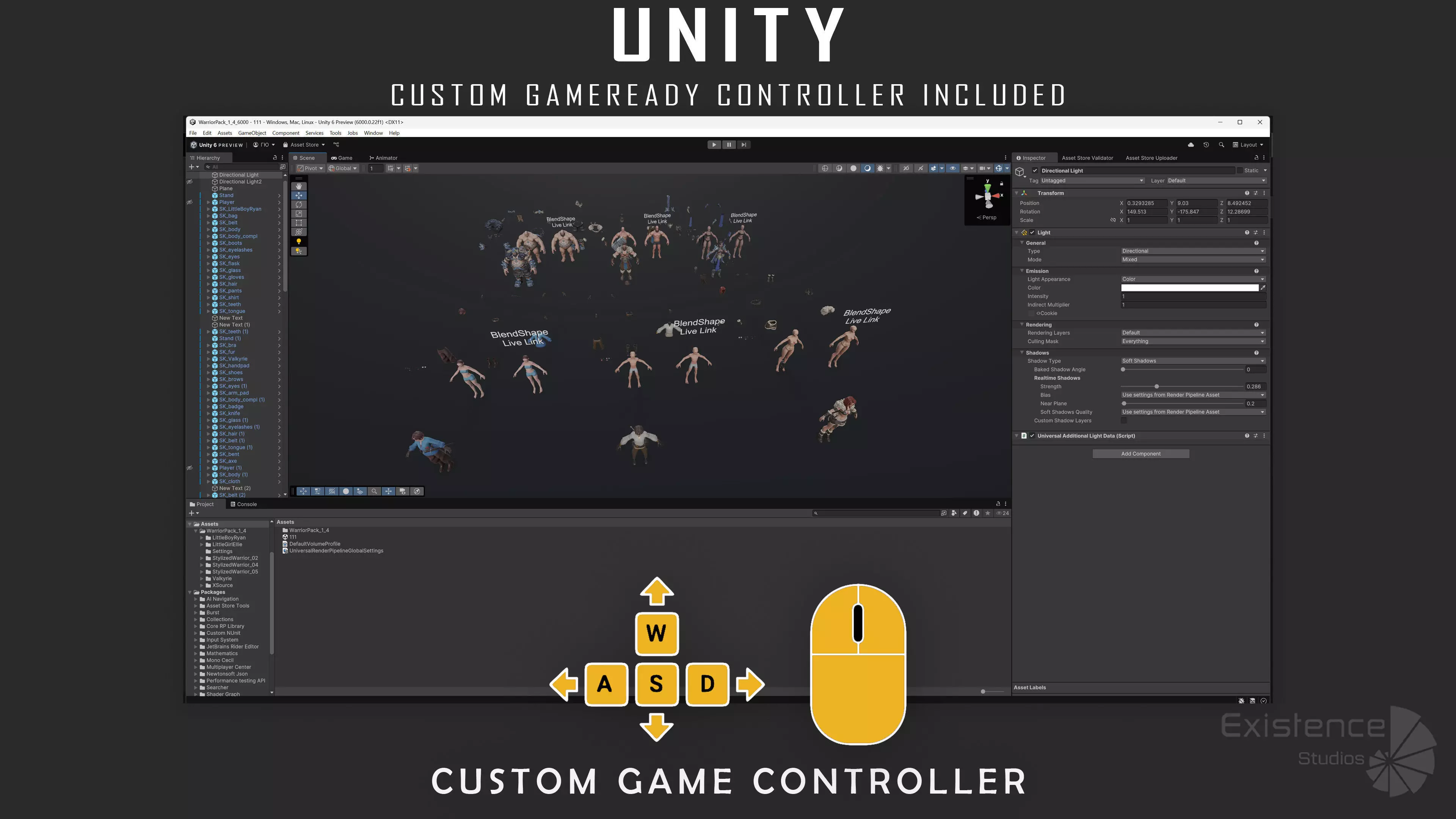 Pack 1 and 4 - Stylized Characters Warriors - 73 Low-poly 3D model_5