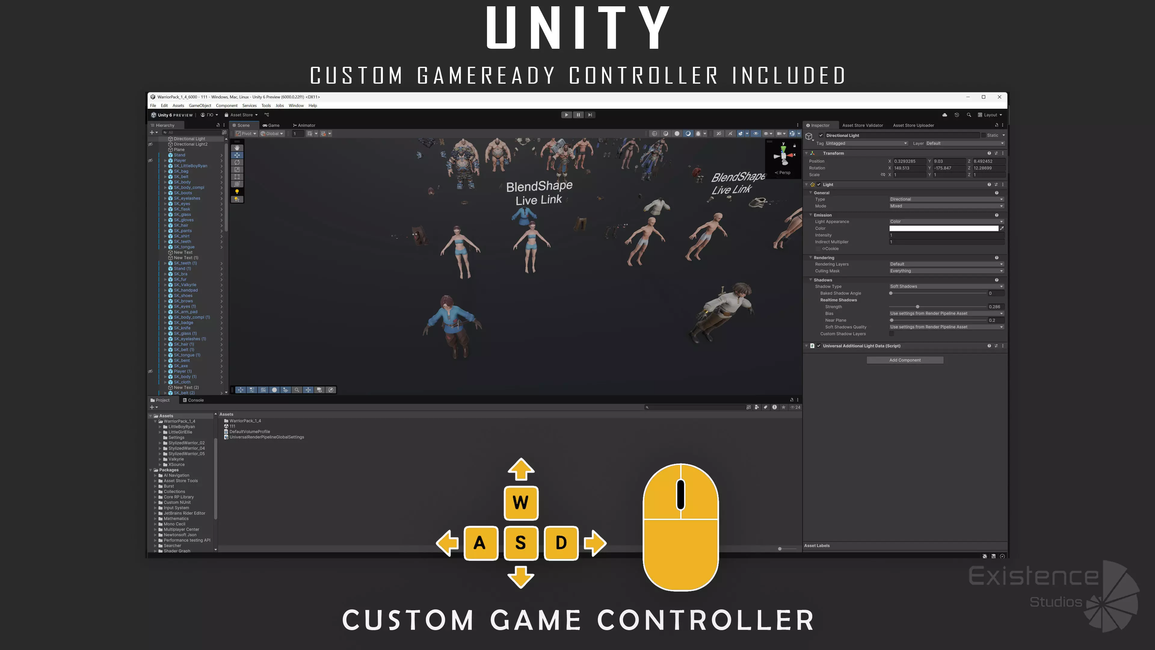 Pack 1 and 4 - Stylized Characters Warriors - 73 Low-poly 3D model_23