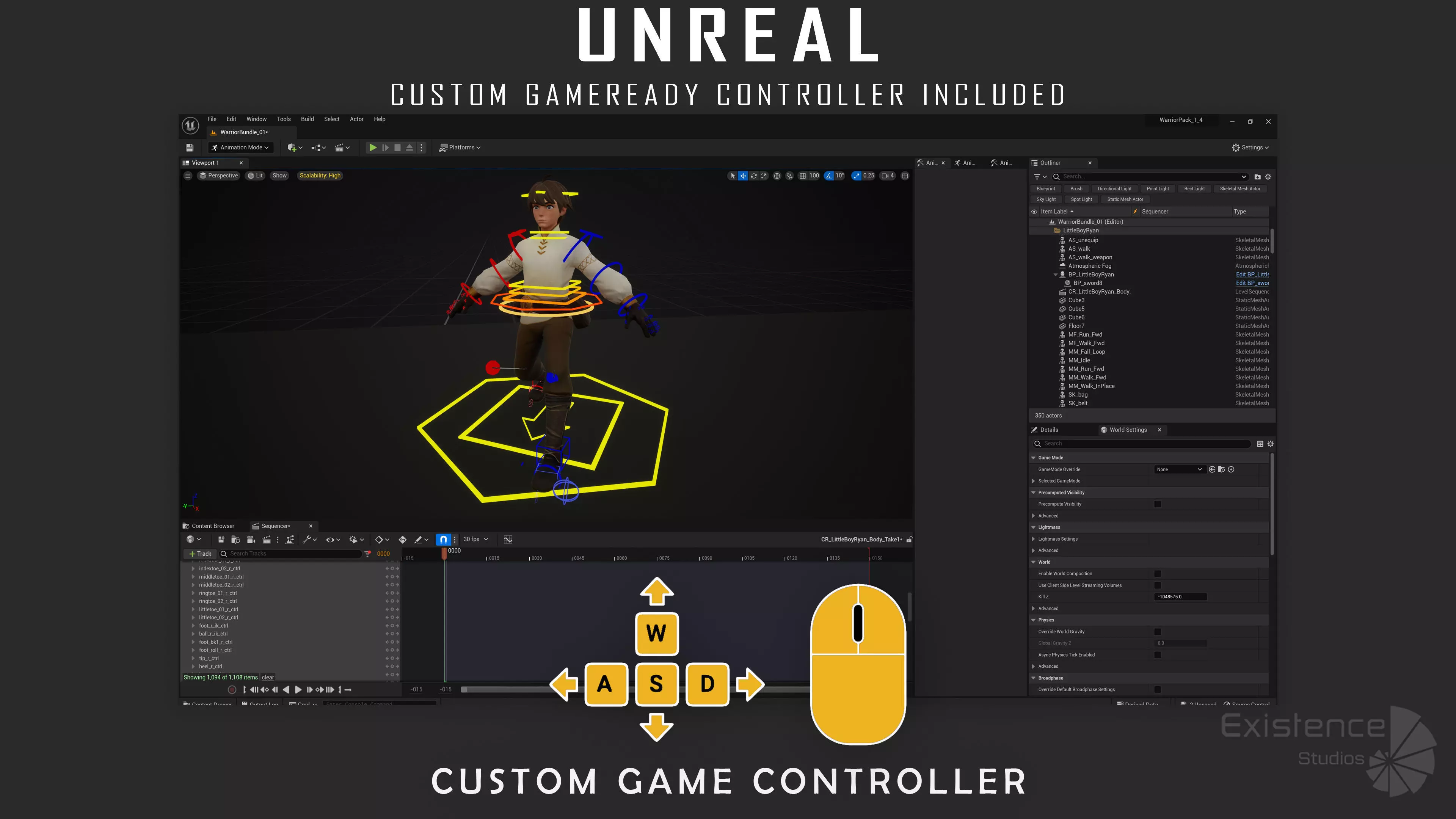 Pack 1 and 4 - Stylized Characters Warriors - 73 Low-poly 3D model_25