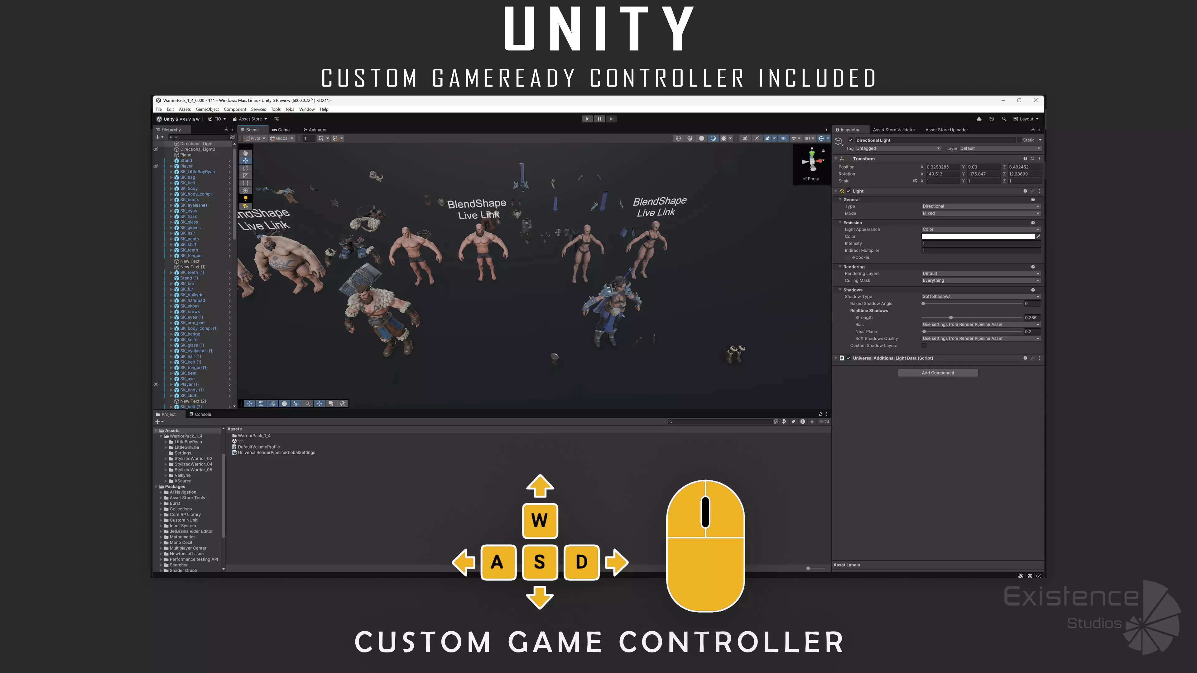 Pack 1 and 4 - Stylized Characters Warriors - 73 Low-poly 3D model_20