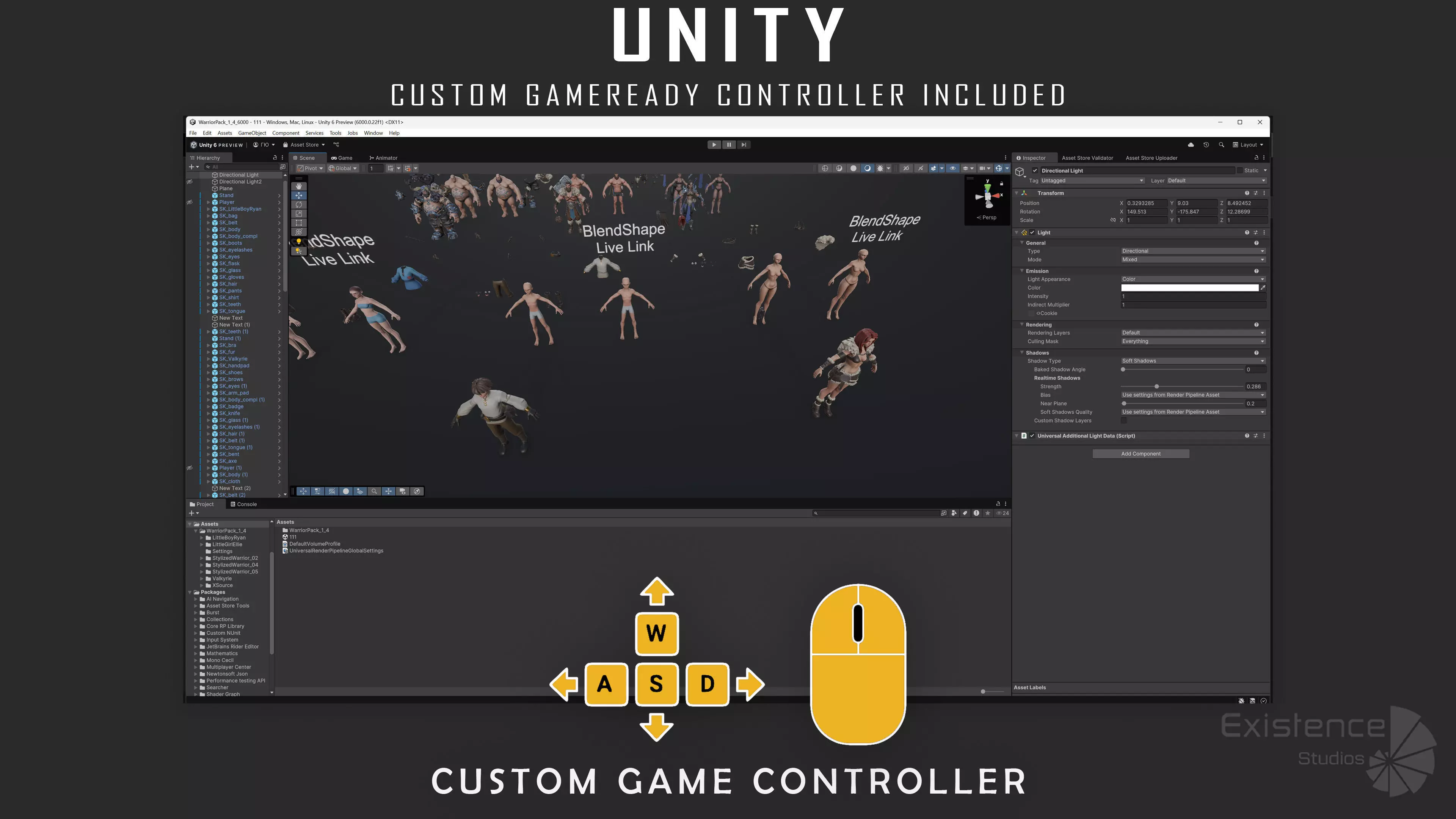 Pack 1 and 4 - Stylized Characters Warriors - 73 Low-poly 3D model_22