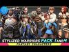 Pack 1 and 4 - Stylized Characters Warriors - 73 Low-poly 3D model_1