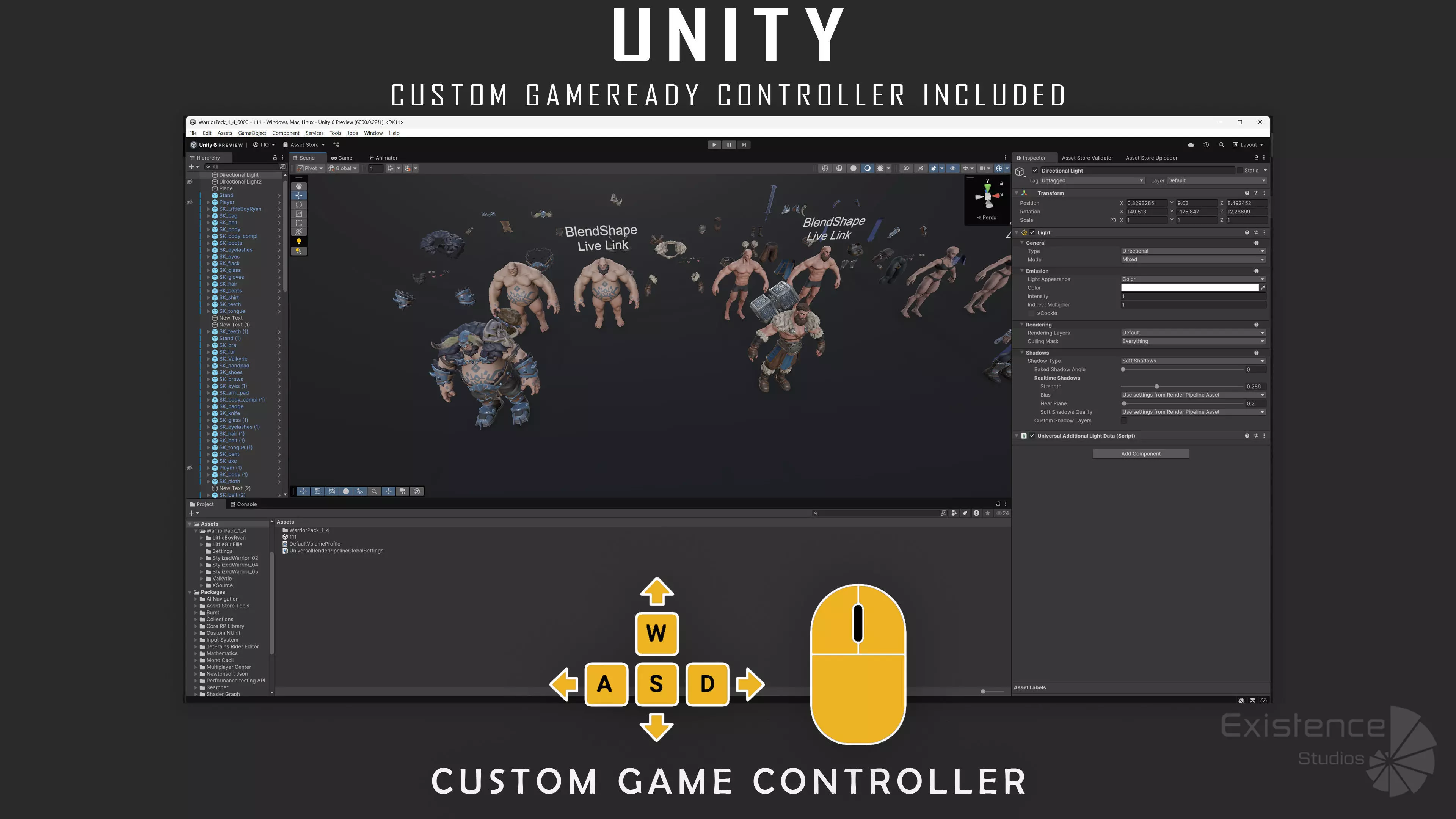 Pack 1 and 4 - Stylized Characters Warriors - 73 Low-poly 3D model_21