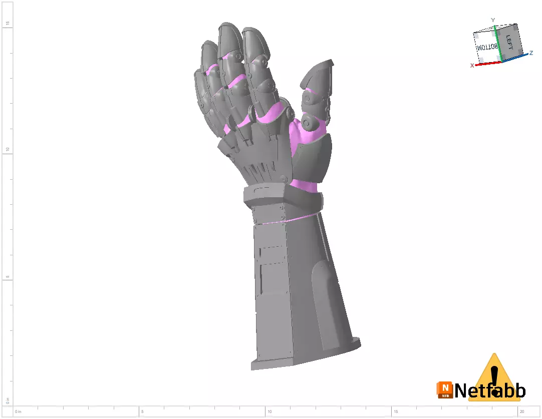 Starship Troopers Prosthetic Arm Cosplay Accessory 3D print model_4