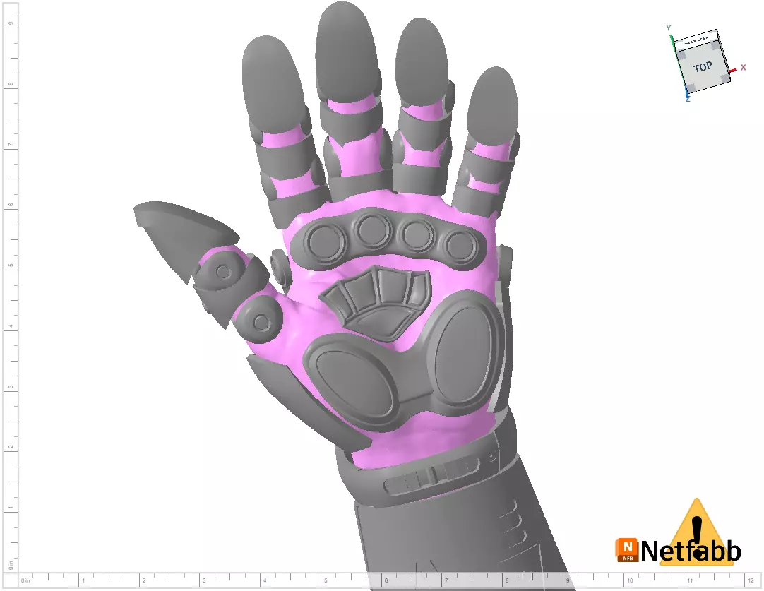 Starship Troopers Prosthetic Arm Cosplay Accessory 3D print model_3