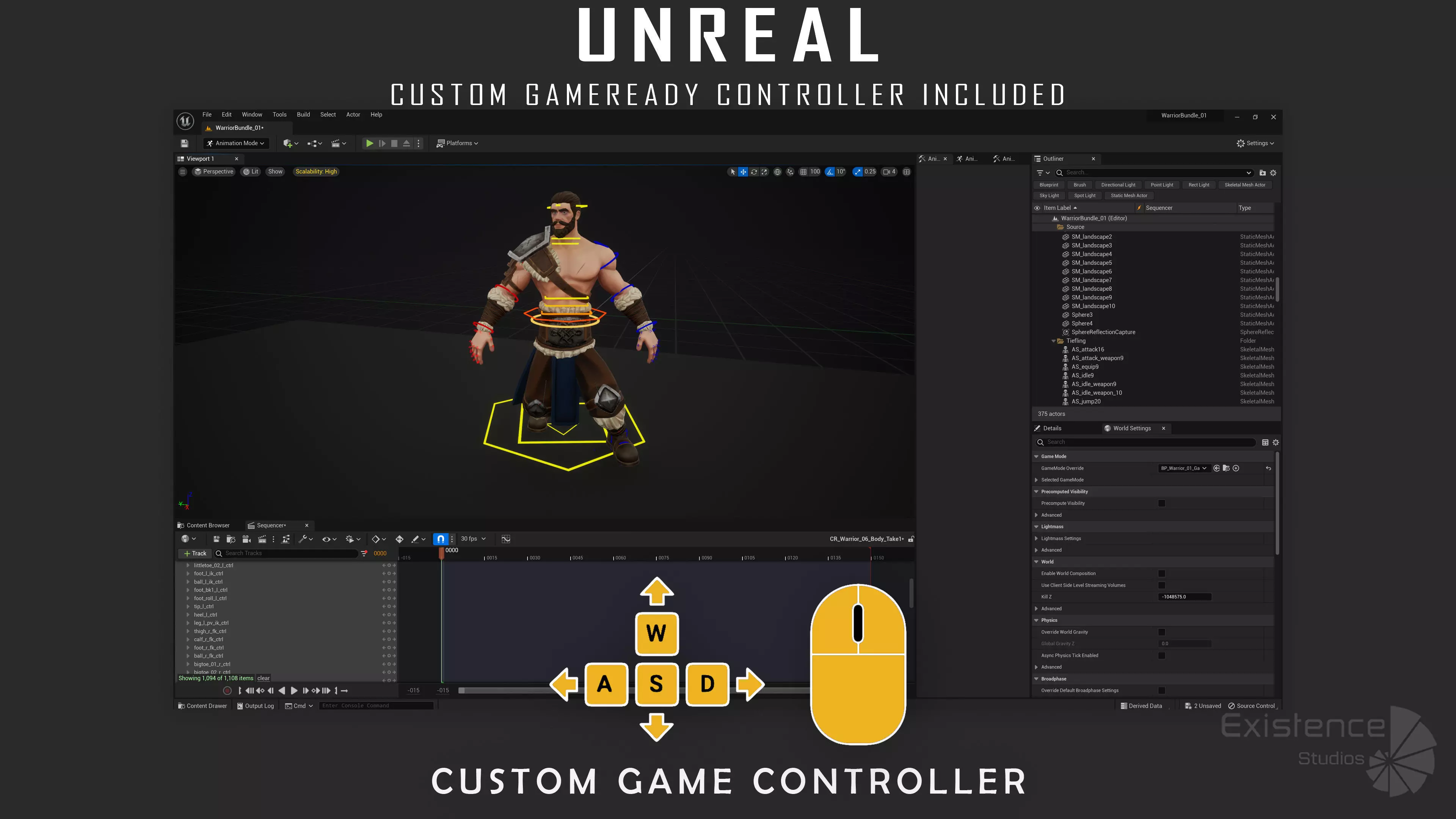 Pack 2 and 3 - Stylized Characters Warriors - 74 Low-poly 3D model_19