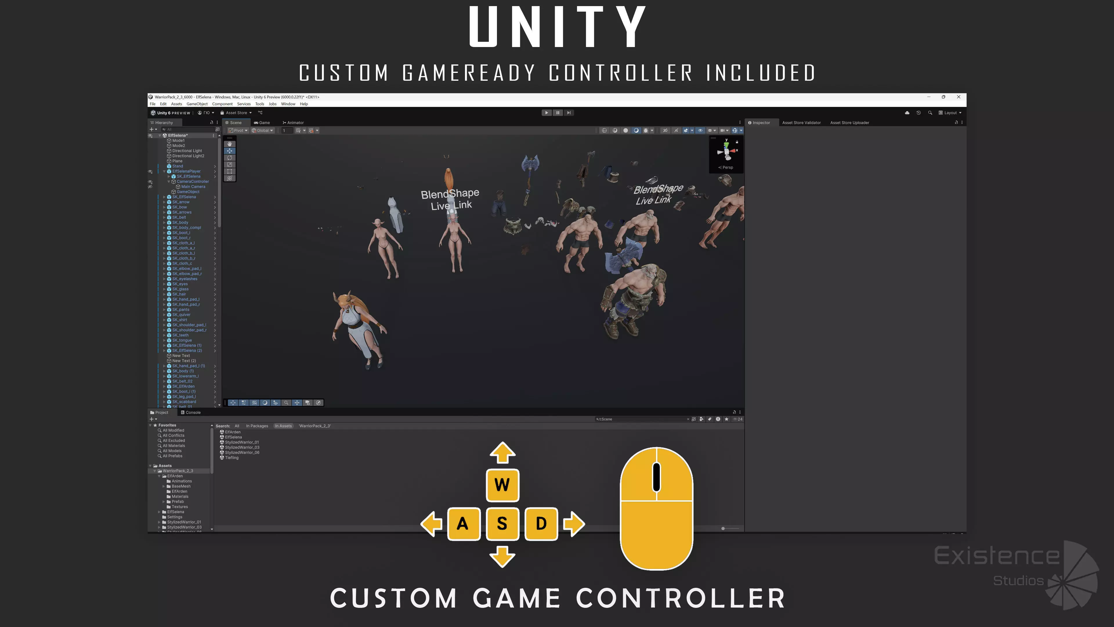 Pack 2 and 3 - Stylized Characters Warriors - 74 Low-poly 3D model_32
