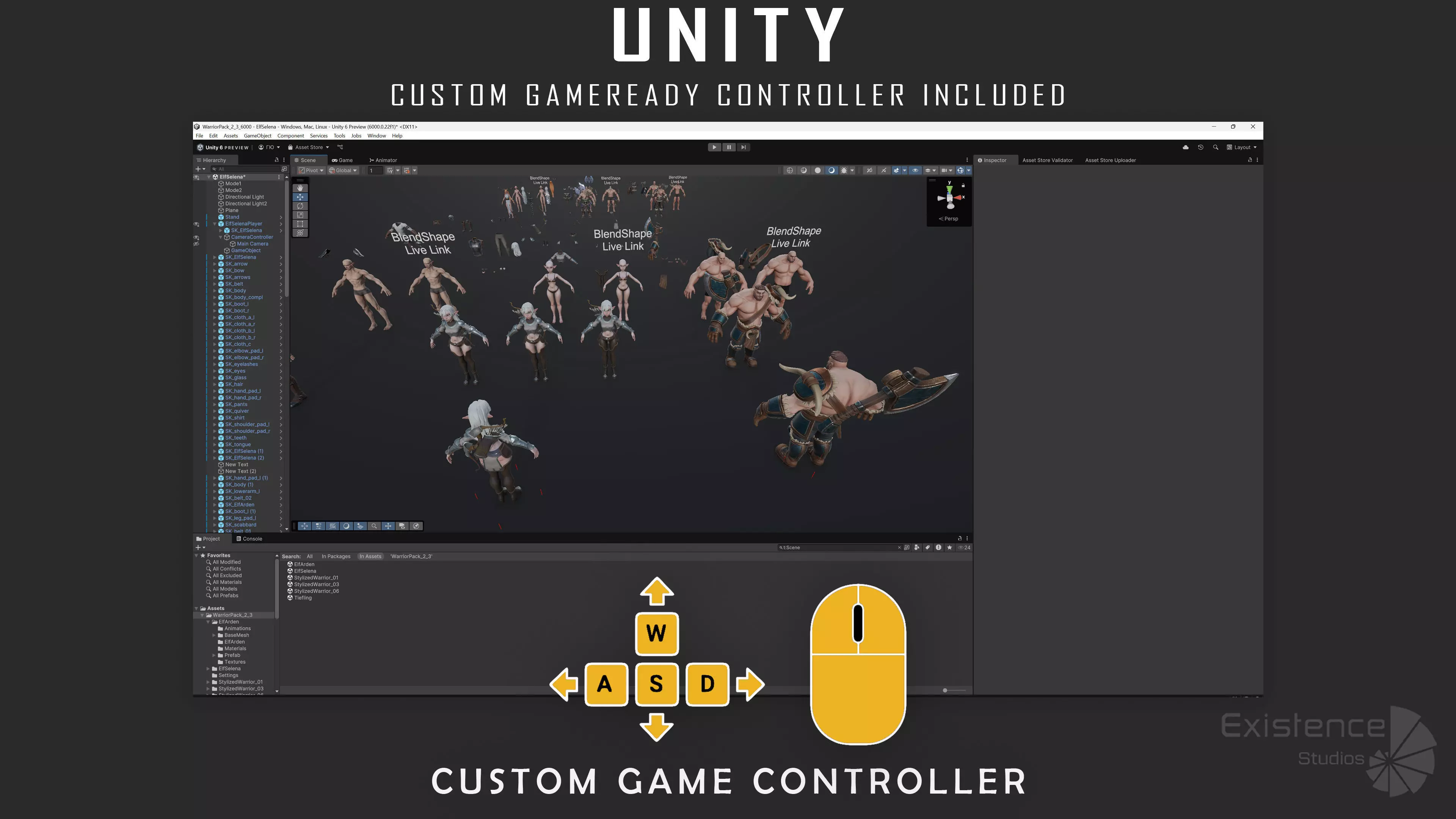 Pack 2 and 3 - Stylized Characters Warriors - 74 Low-poly 3D model_31