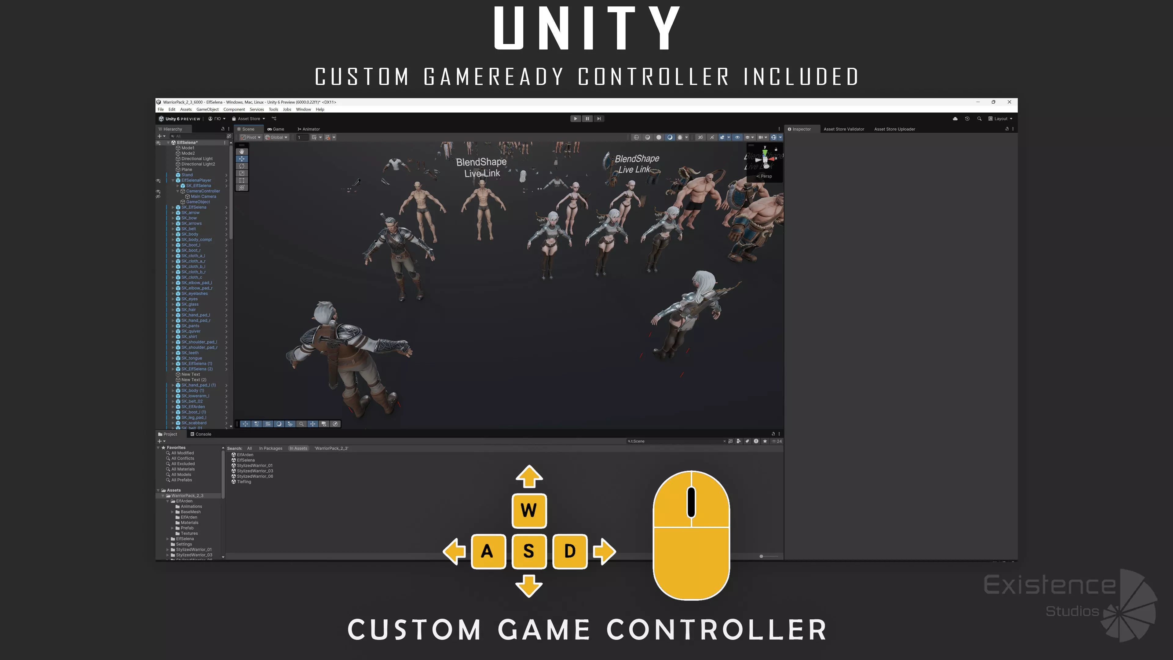 Pack 2 and 3 - Stylized Characters Warriors - 74 Low-poly 3D model_34