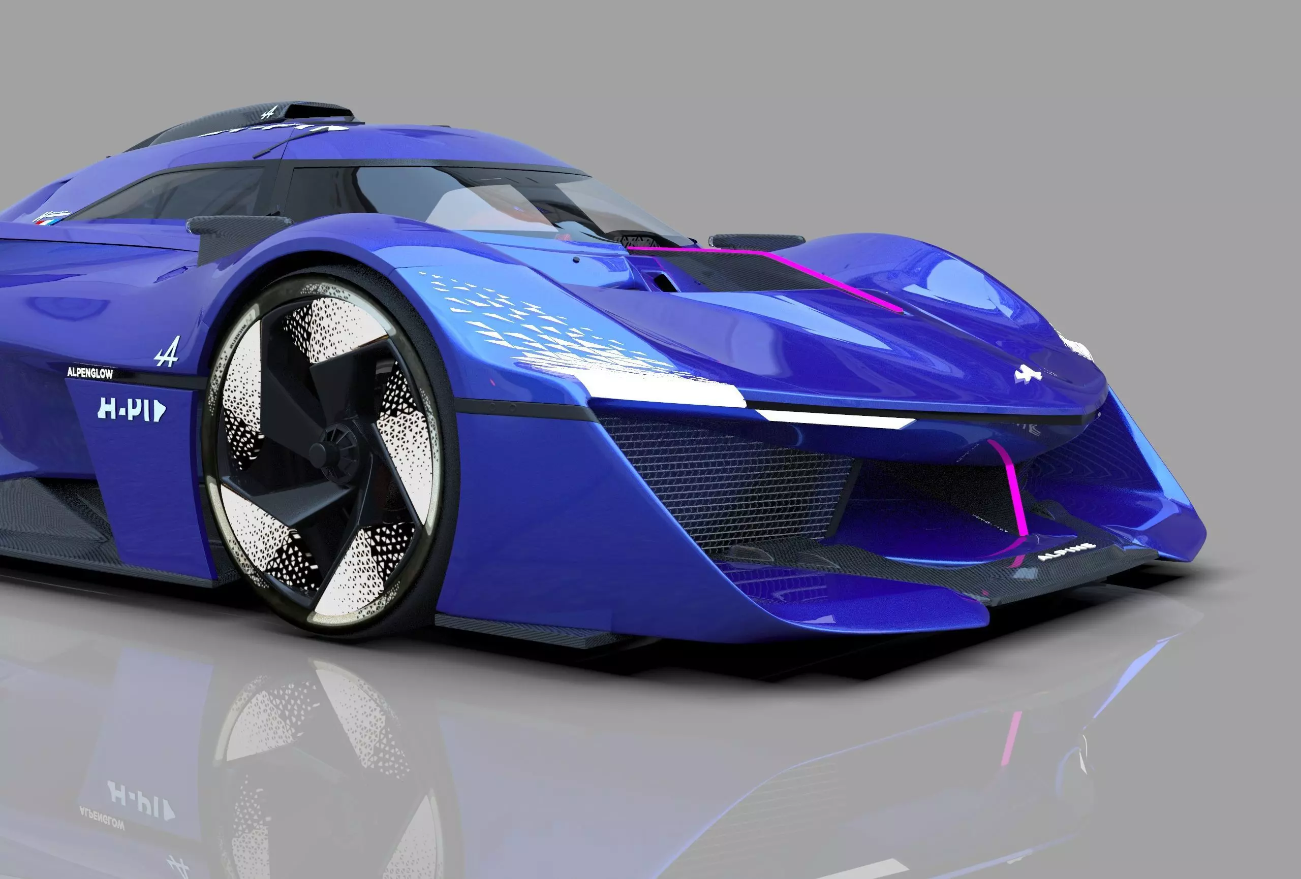 Alpine Alpenglow HY4 Concept 2022 HQ interior  3D model_10