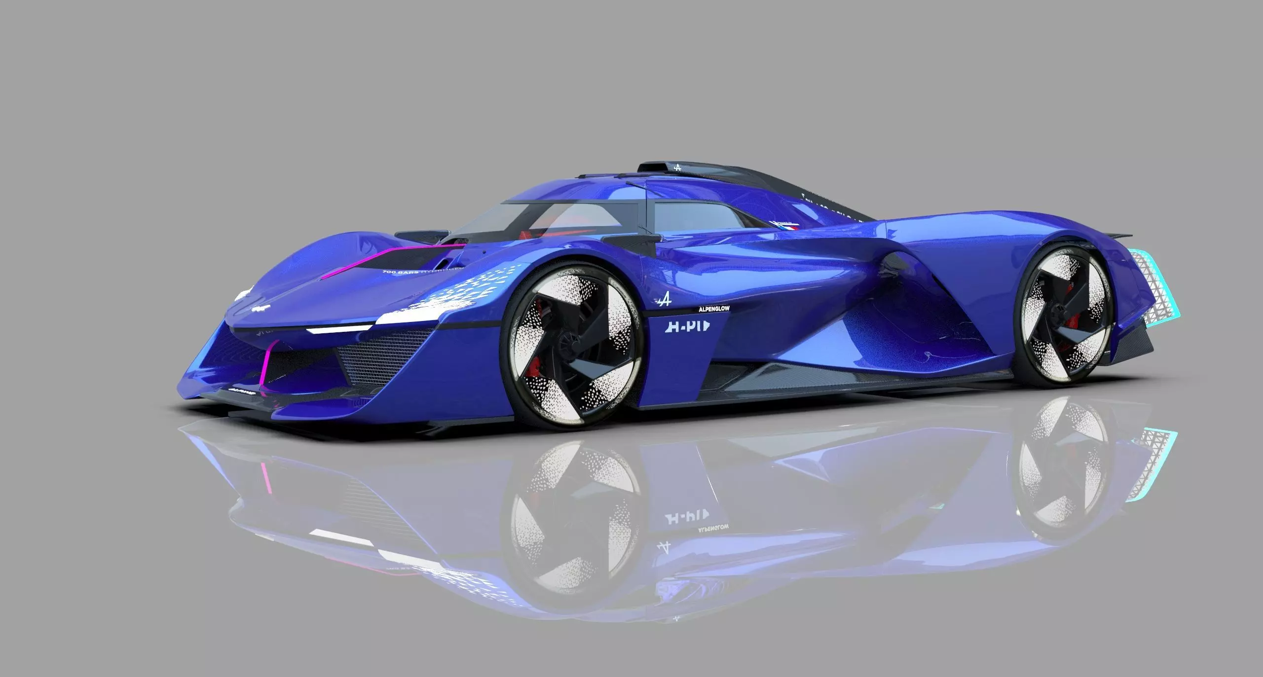 Alpine Alpenglow HY4 Concept 2022 HQ interior  3D model_1