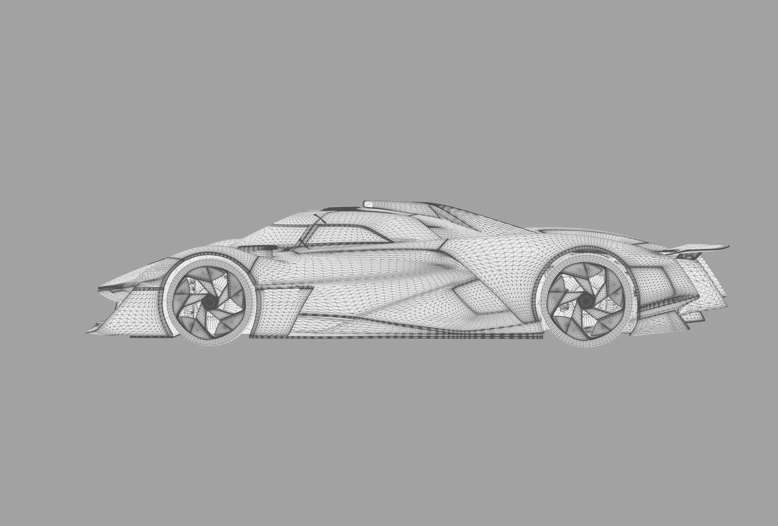 Alpine Alpenglow HY4 Concept 2022 HQ interior  3D model_43