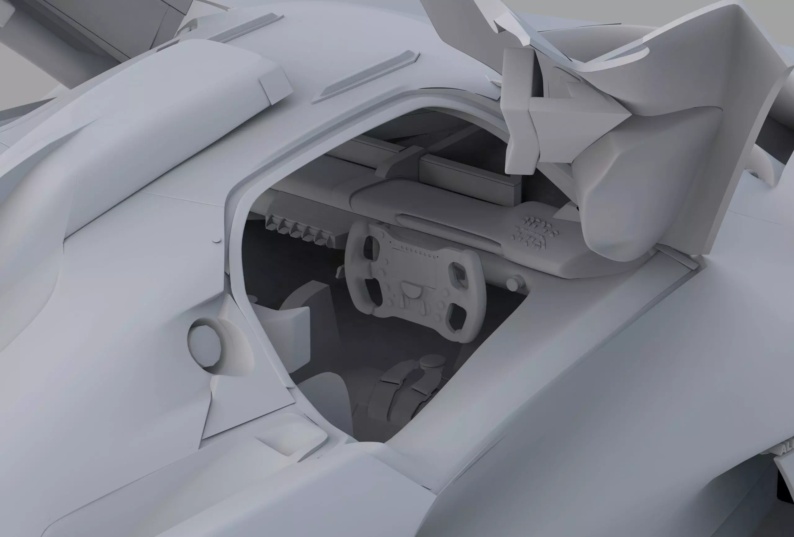 Alpine Alpenglow HY4 Concept 2022 HQ interior  3D model_38