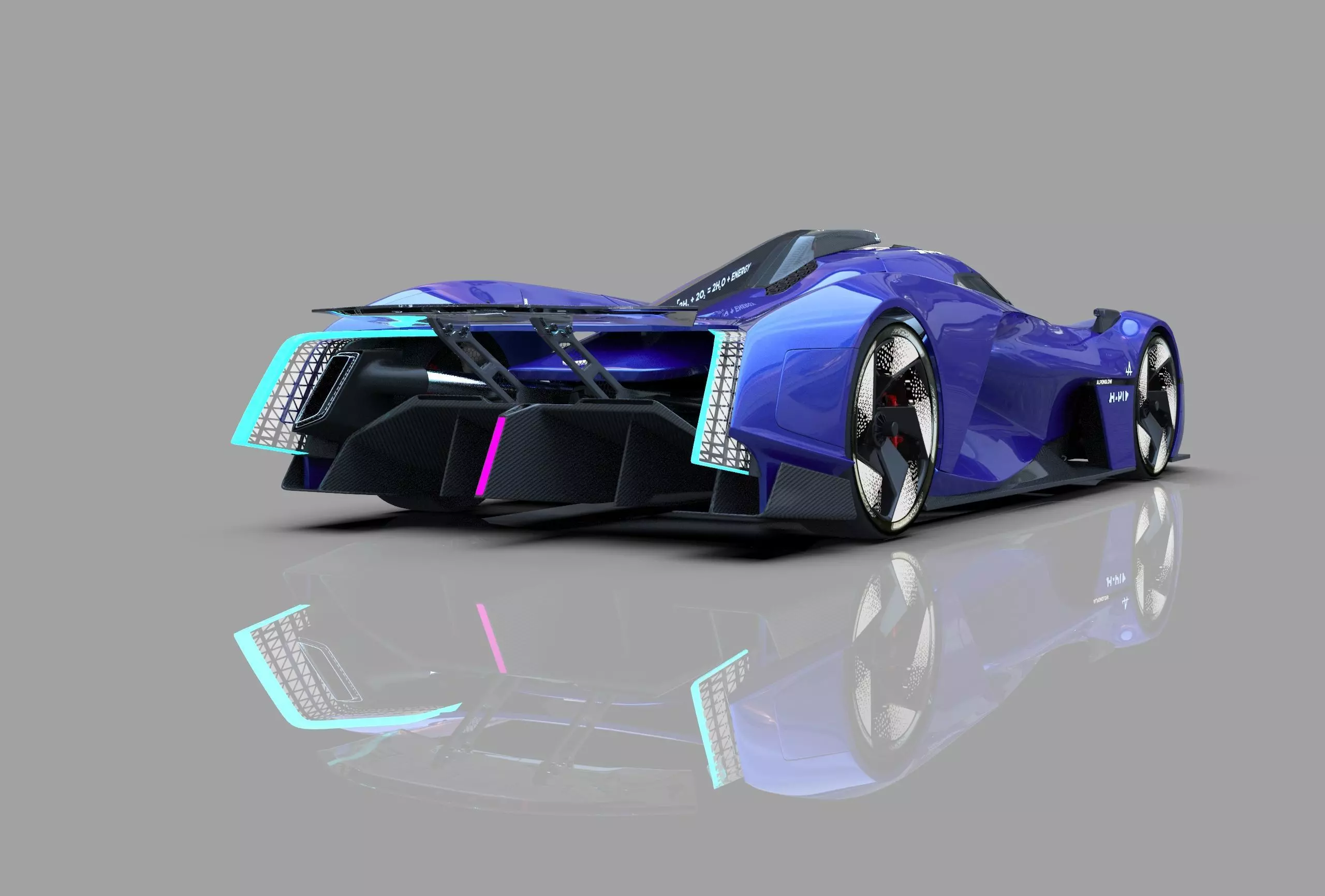 Alpine Alpenglow HY4 Concept 2022 HQ interior  3D model_7