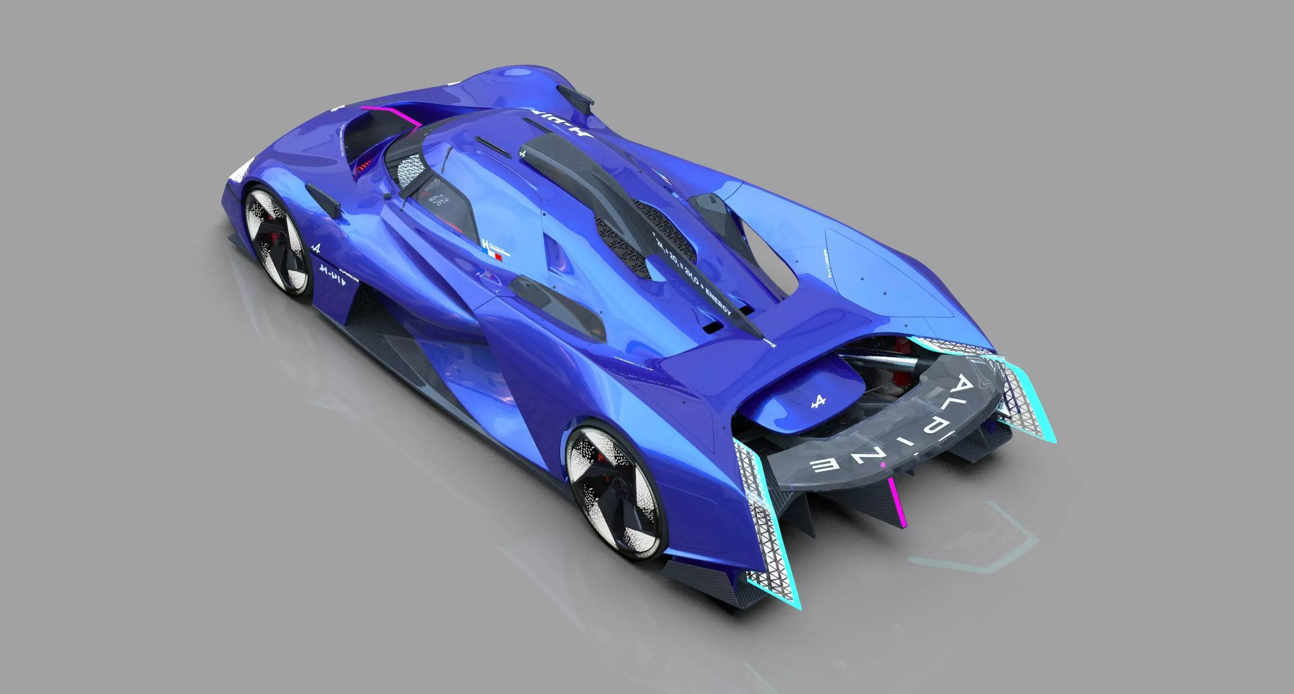 Alpine Alpenglow HY4 Concept 2022 HQ interior  3D model_5