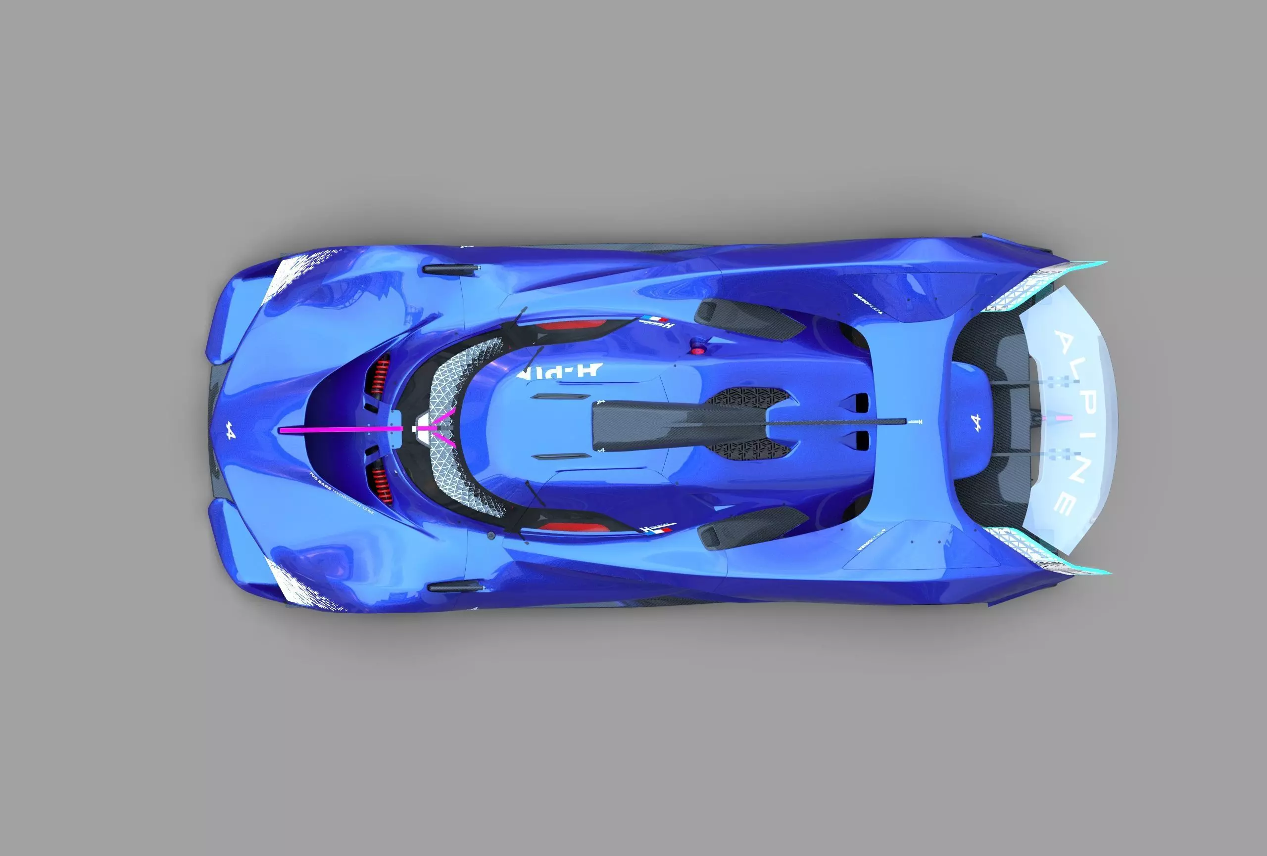 Alpine Alpenglow HY4 Concept 2022 HQ interior  3D model_16