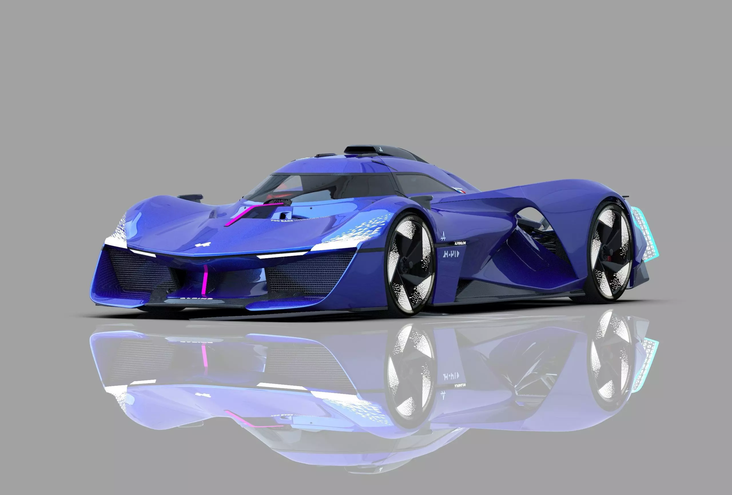 Alpine Alpenglow HY4 Concept 2022 HQ interior  3D model_15