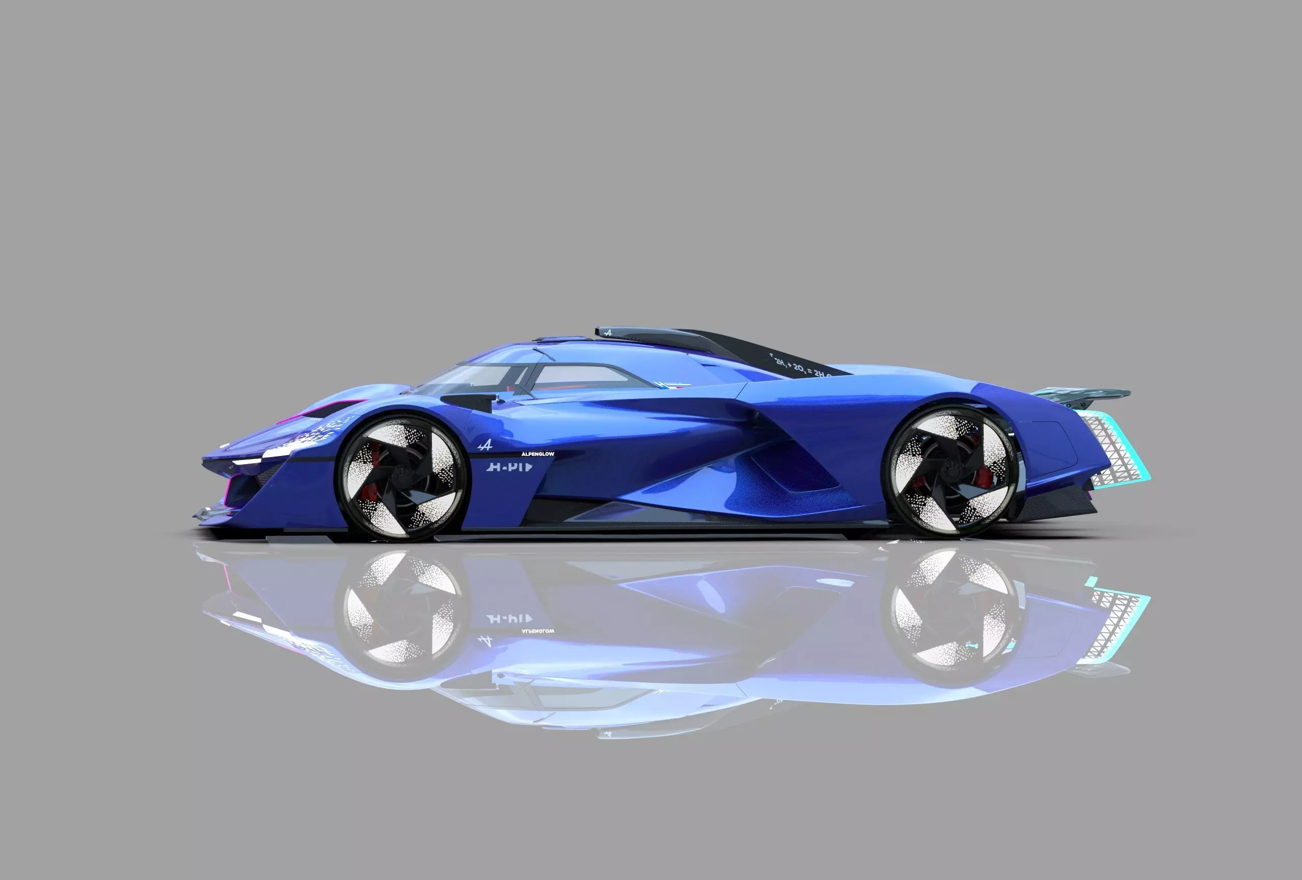 Alpine Alpenglow HY4 Concept 2022 HQ interior  3D model_17