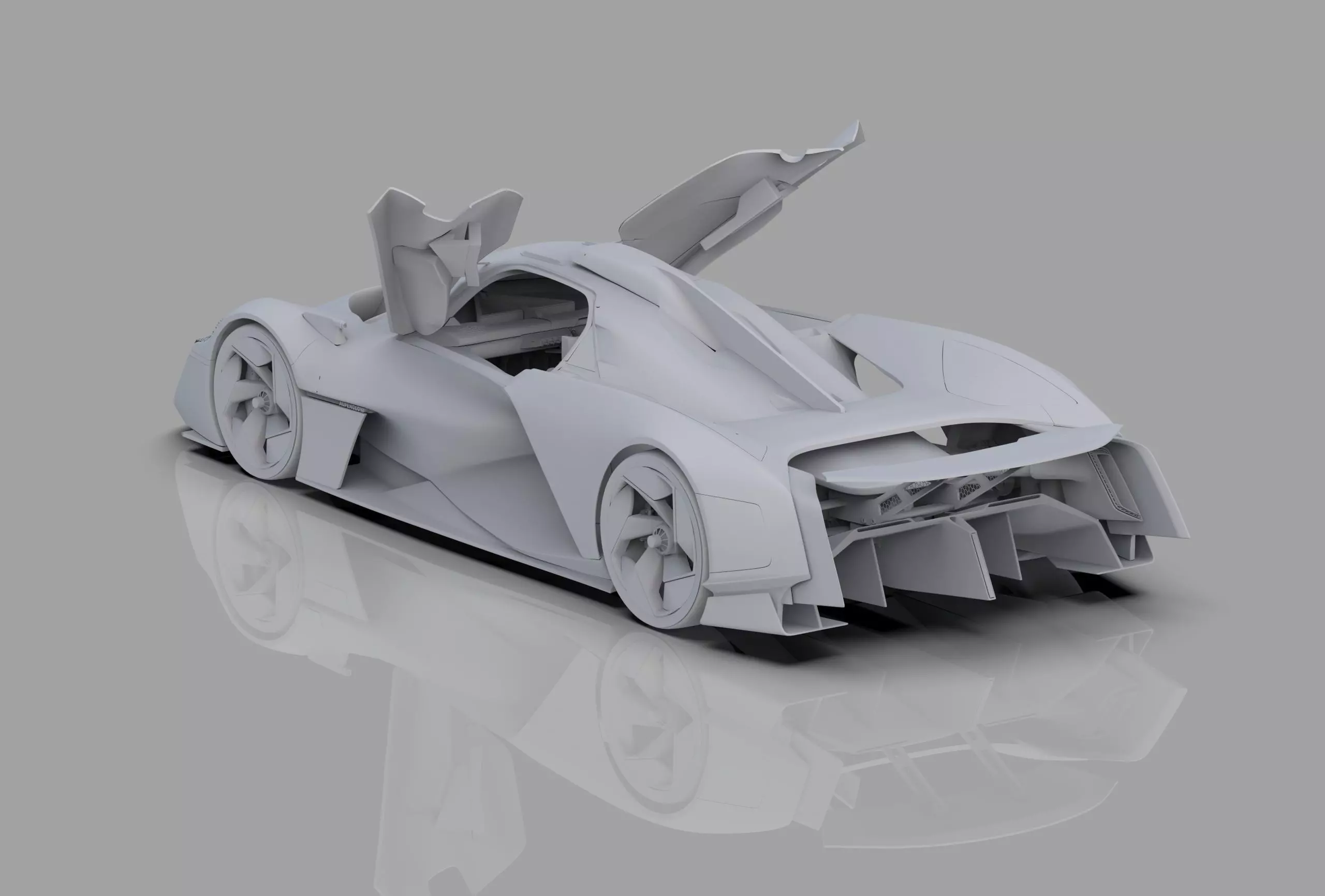 Alpine Alpenglow HY4 Concept 2022 HQ interior  3D model_37