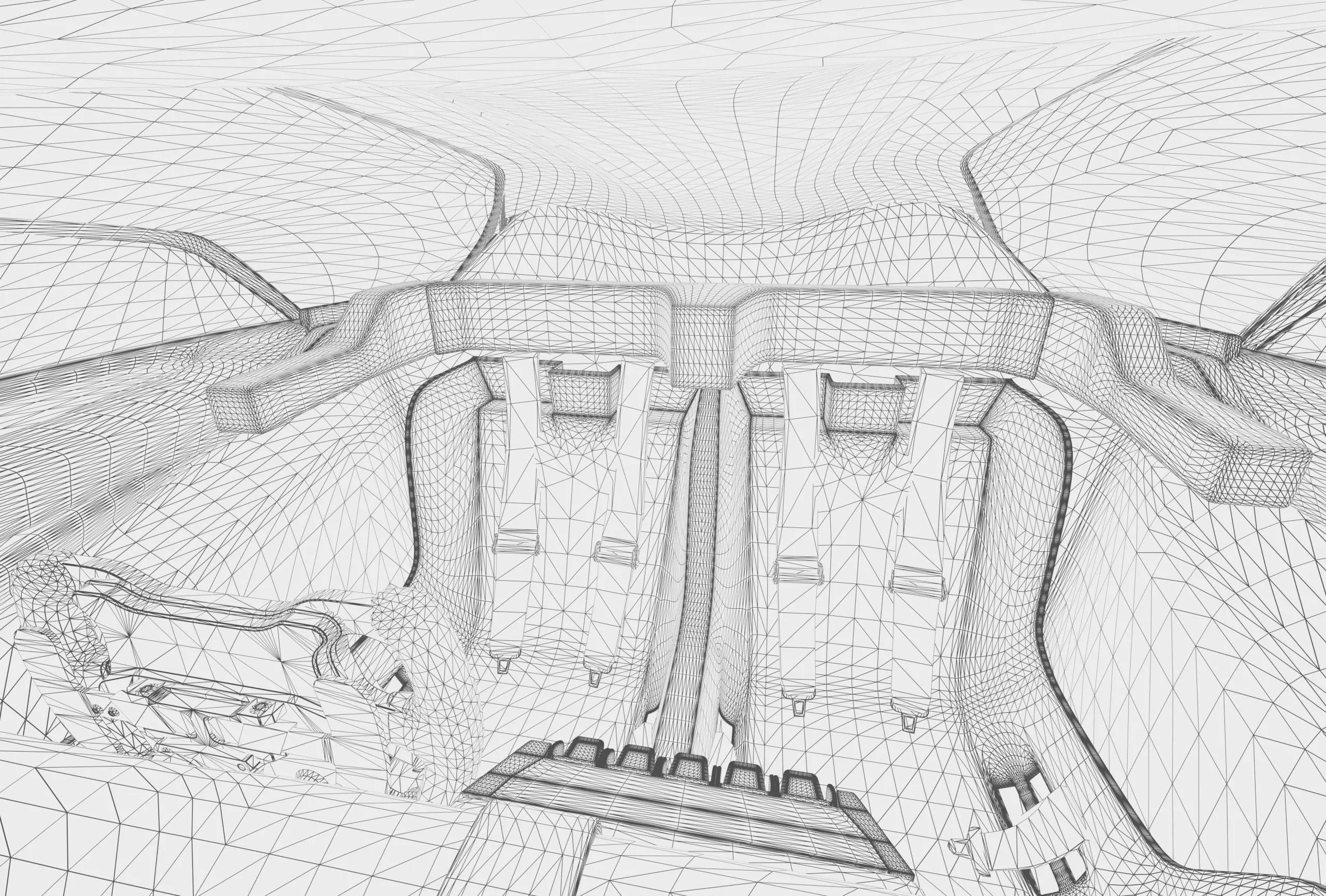 Alpine Alpenglow HY4 Concept 2022 HQ interior  3D model_49