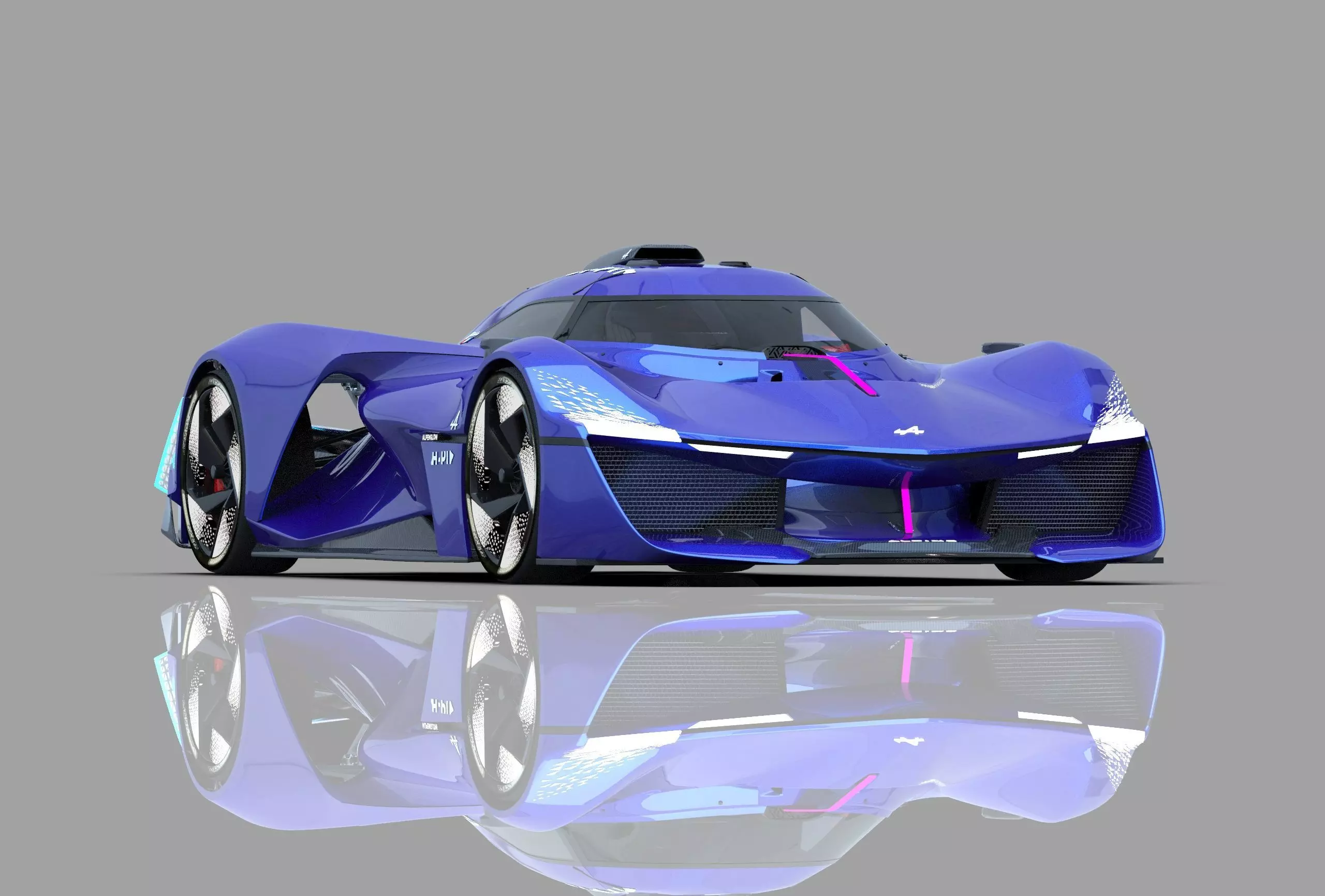 Alpine Alpenglow HY4 Concept 2022 HQ interior  3D model_11