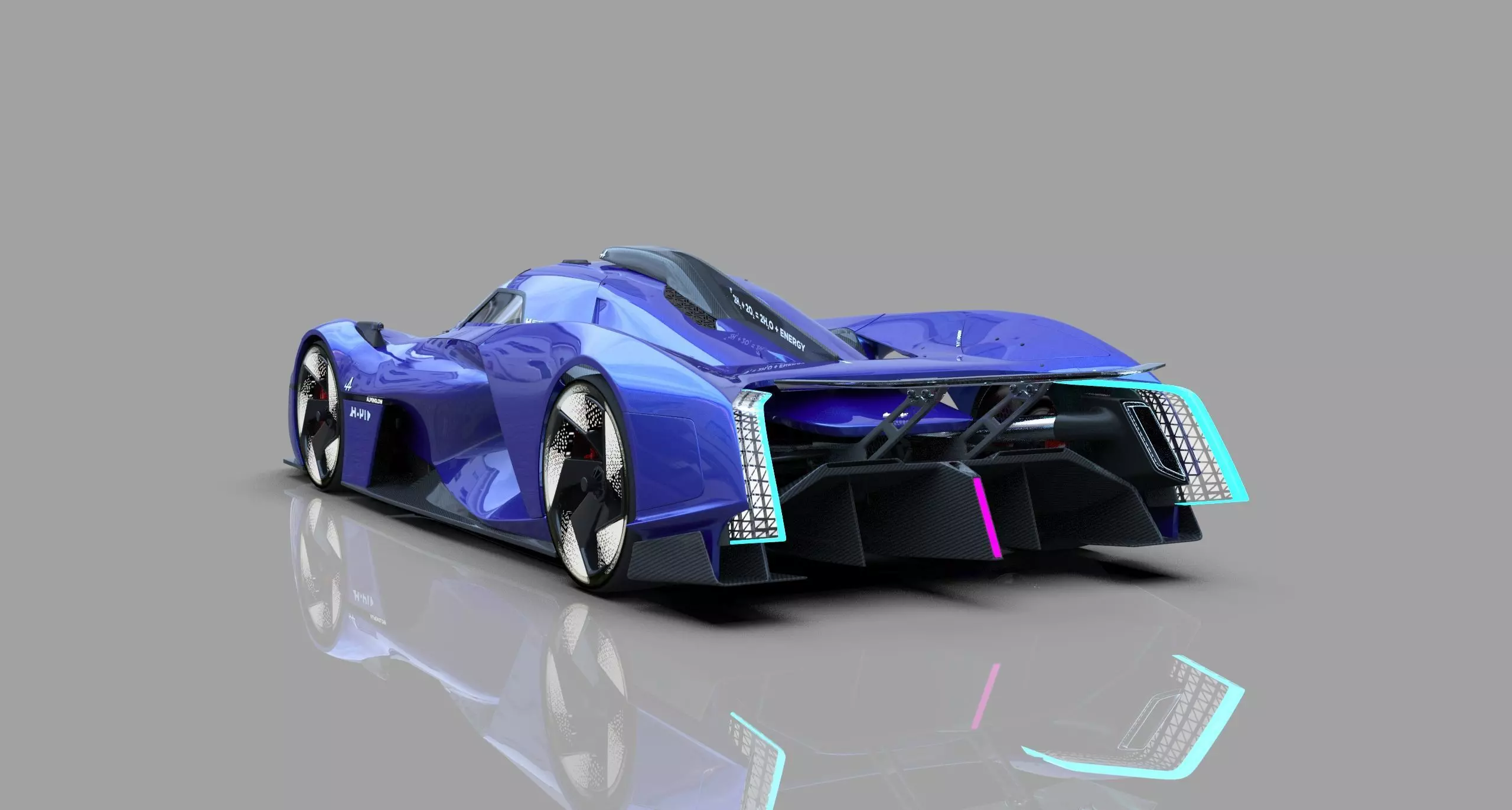 Alpine Alpenglow HY4 Concept 2022 HQ interior  3D model_4