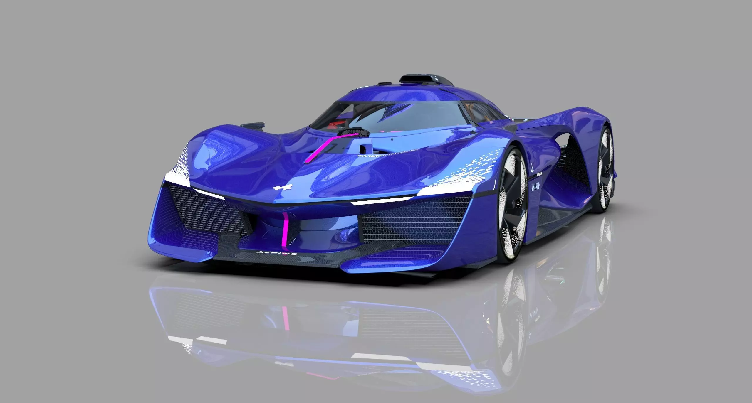 Alpine Alpenglow HY4 Concept 2022 HQ interior  3D model_0