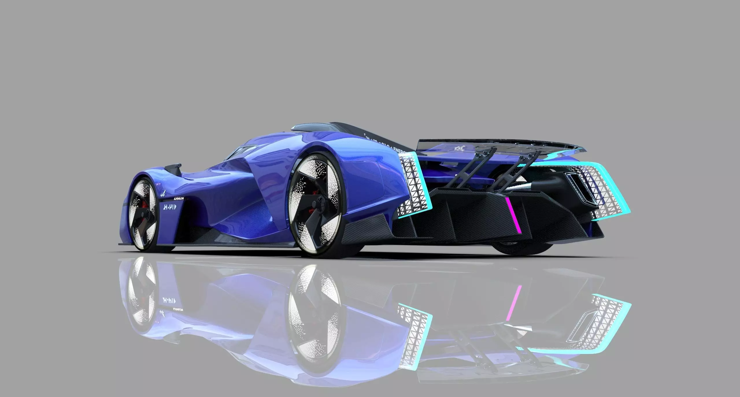 Alpine Alpenglow HY4 Concept 2022 HQ interior  3D model_3