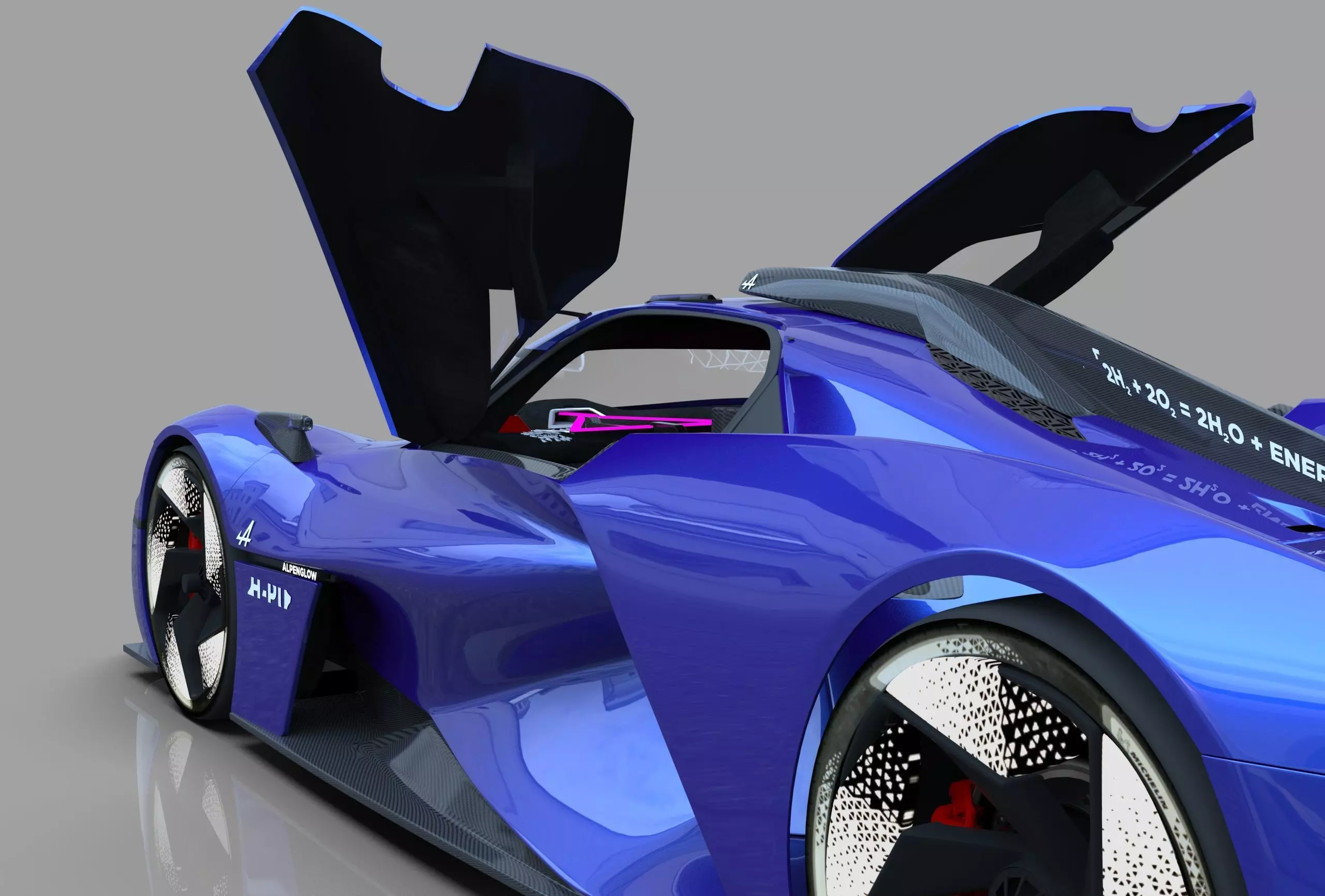 Alpine Alpenglow HY4 Concept 2022 HQ interior  3D model_21