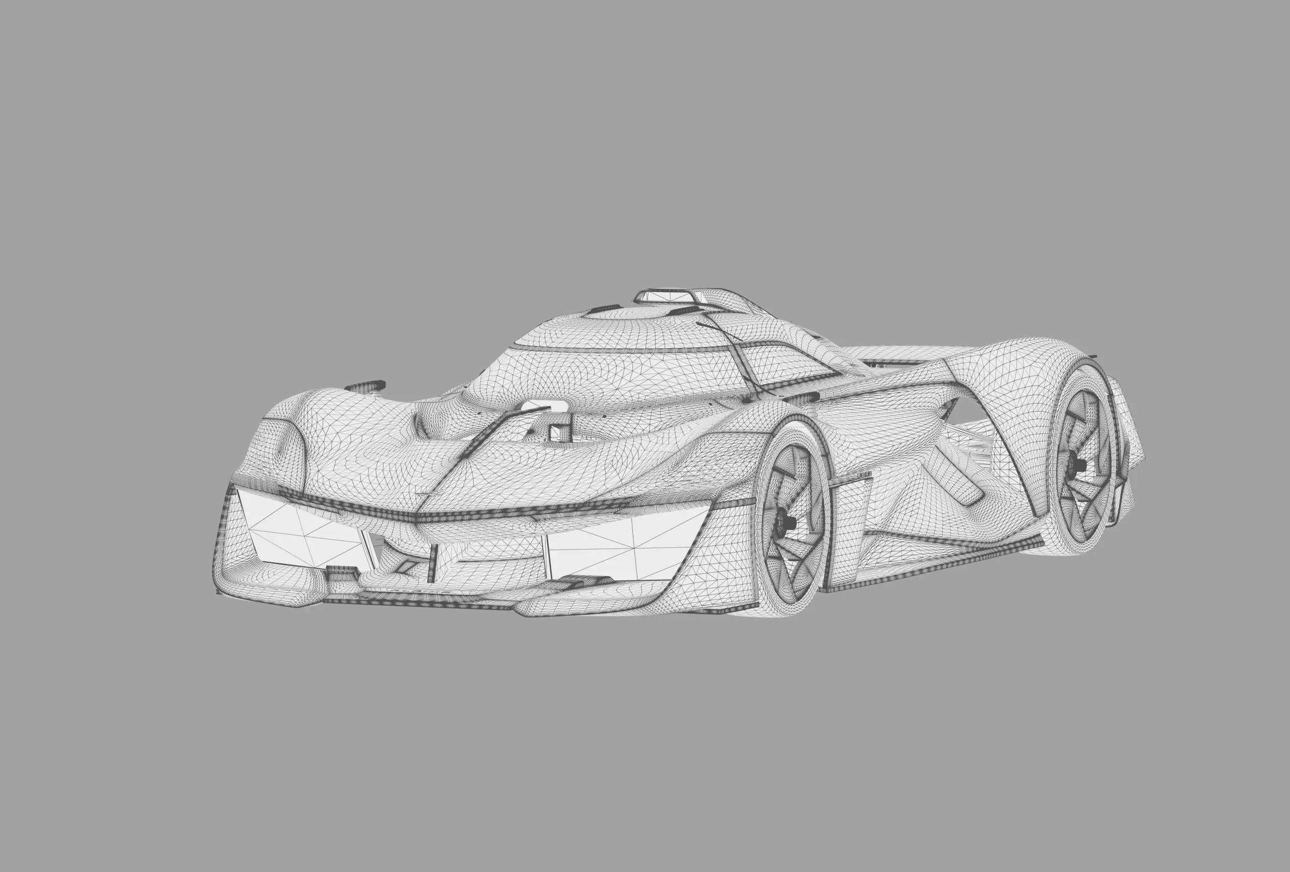 Alpine Alpenglow HY4 Concept 2022 HQ interior  3D model_42