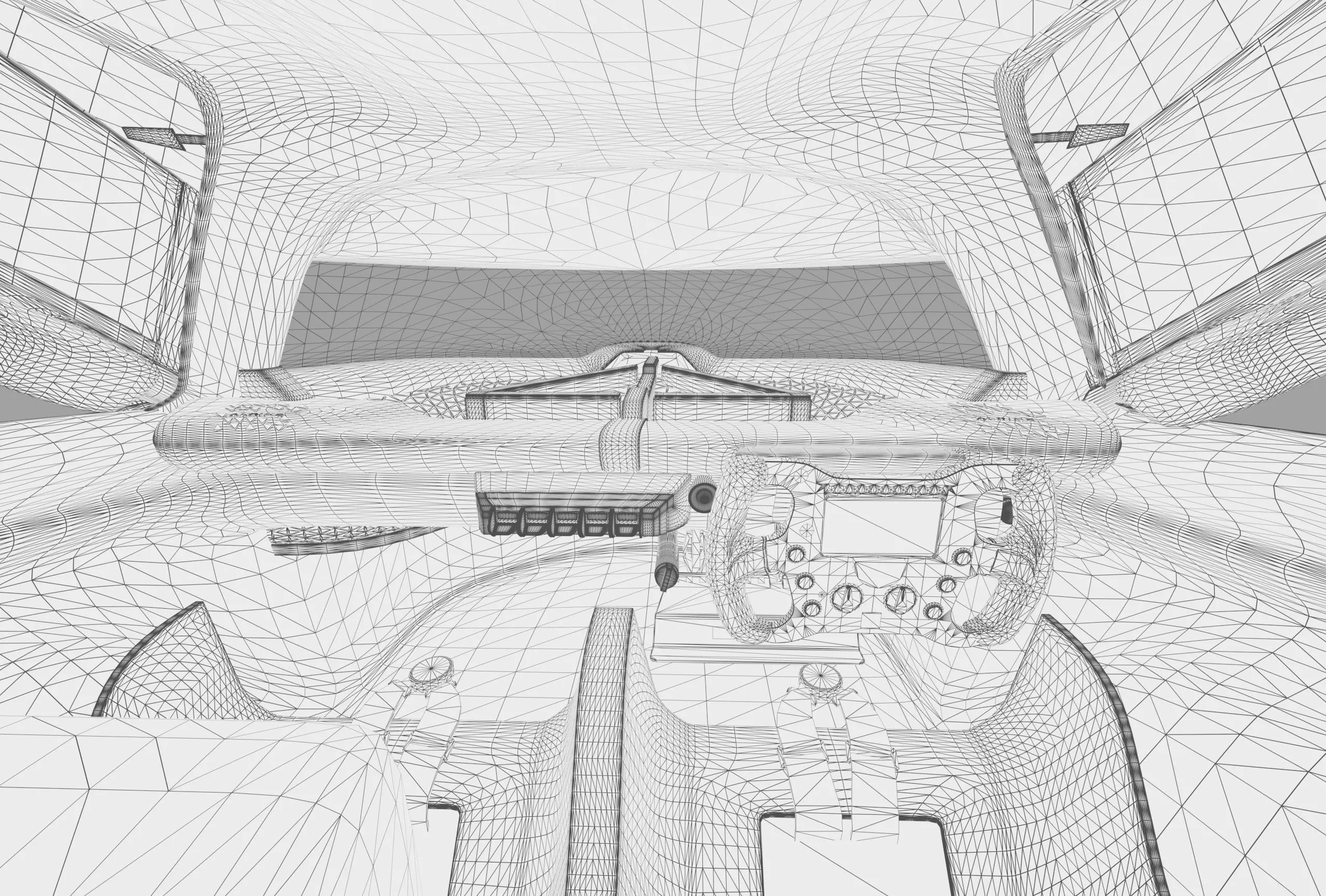 Alpine Alpenglow HY4 Concept 2022 HQ interior  3D model_47