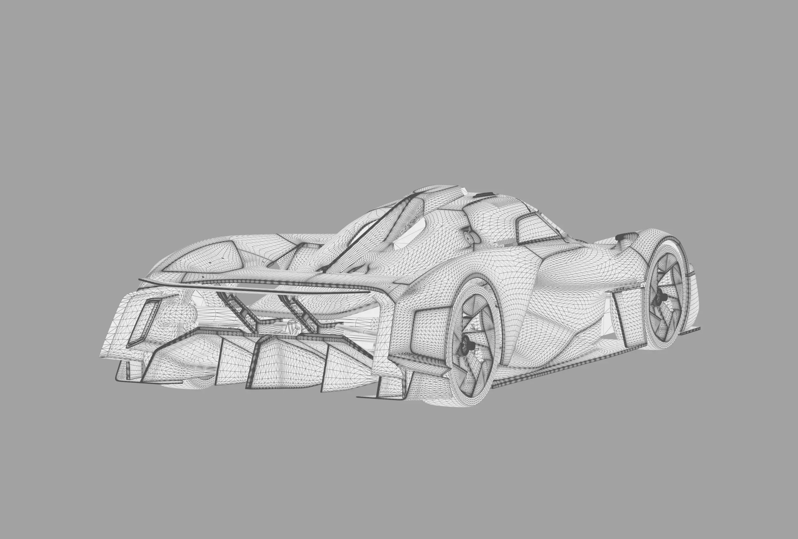 Alpine Alpenglow HY4 Concept 2022 HQ interior  3D model_44