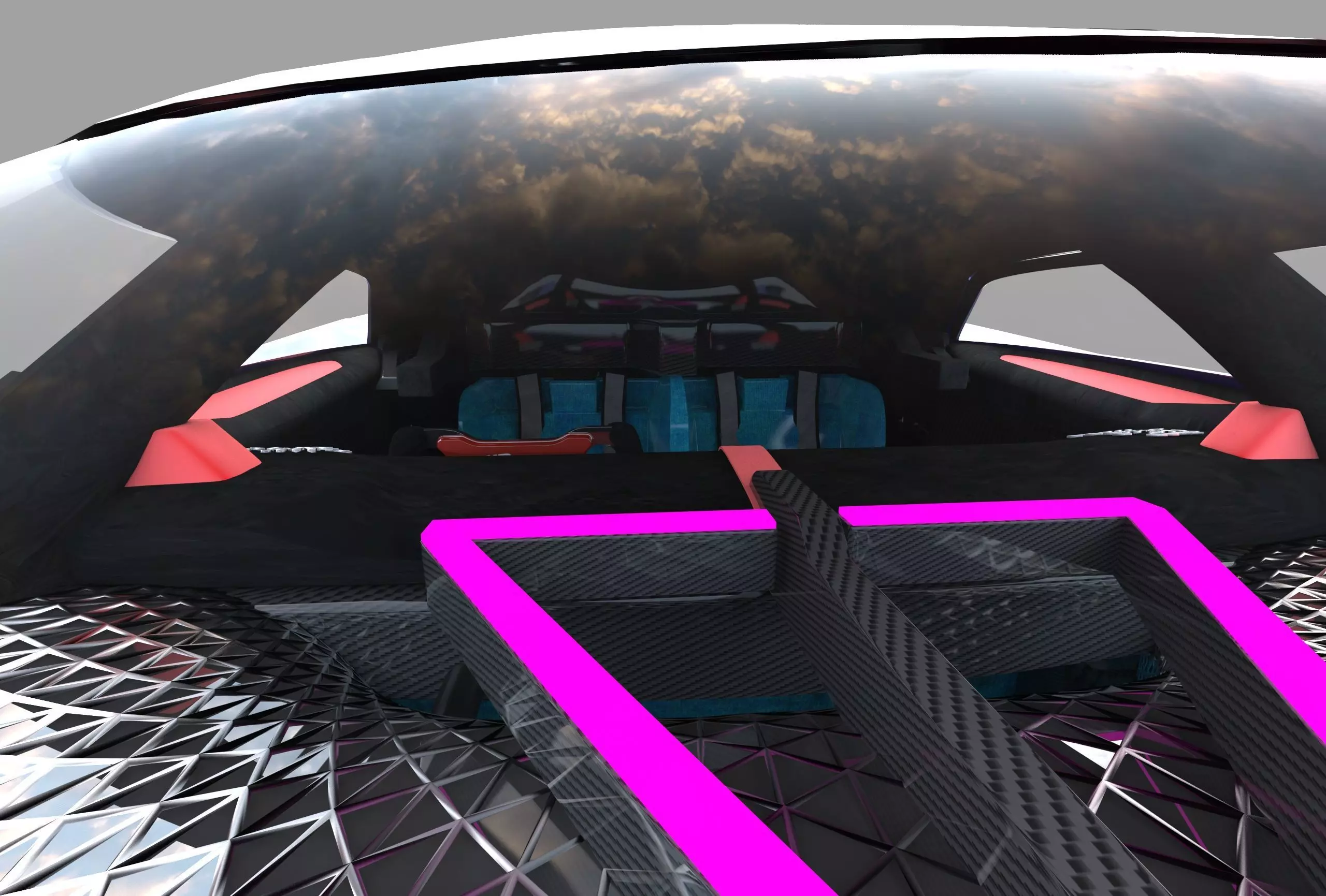 Alpine Alpenglow HY4 Concept 2022 HQ interior  3D model_29