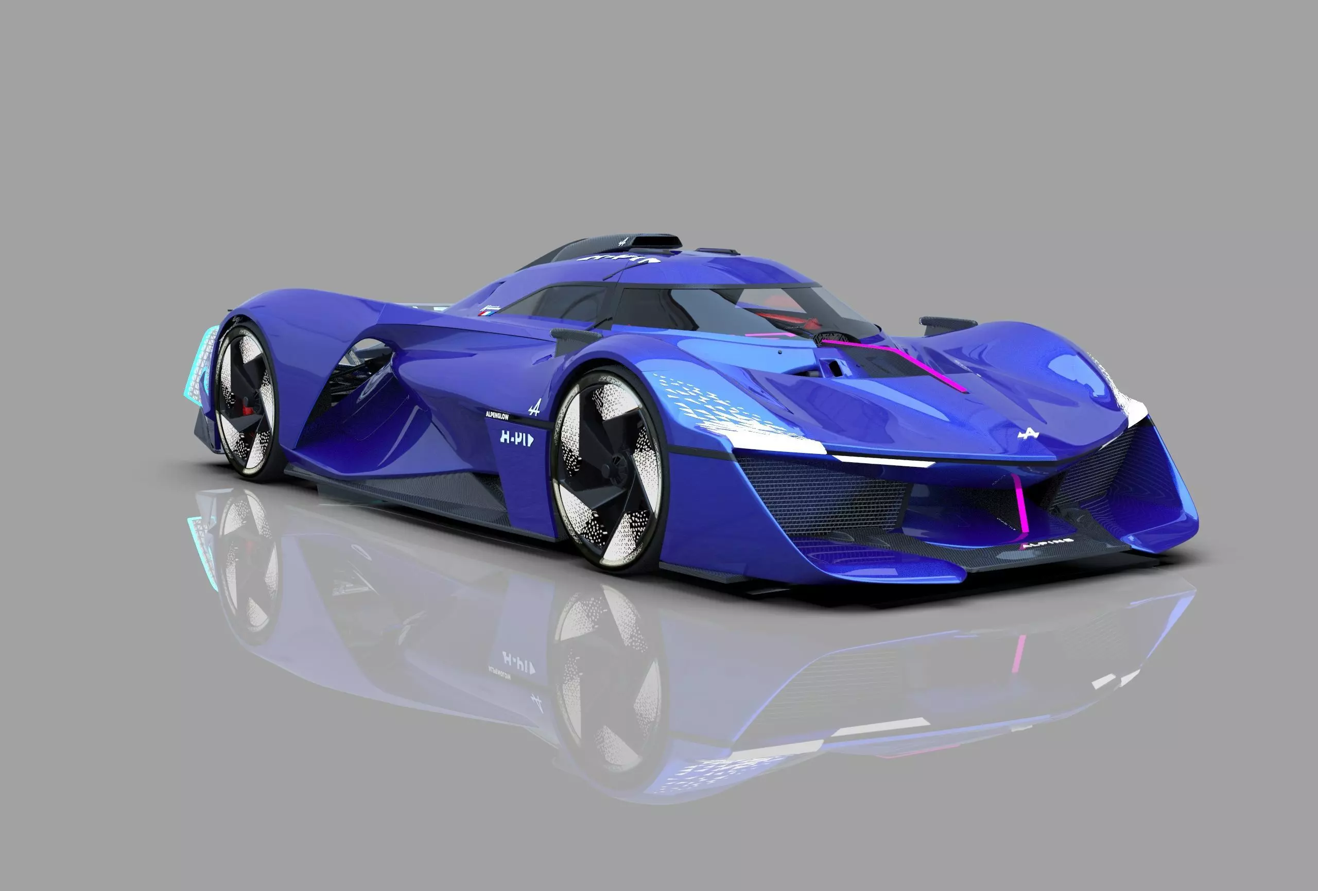 Alpine Alpenglow HY4 Concept 2022 HQ interior  3D model_6