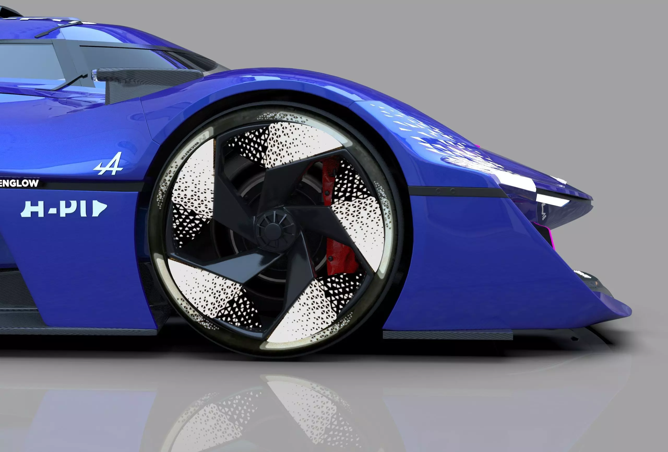 Alpine Alpenglow HY4 Concept 2022 HQ interior  3D model_8