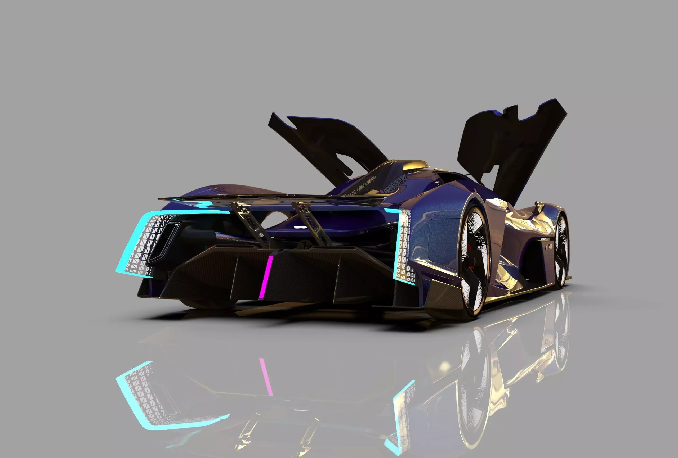 Alpine Alpenglow HY4 Concept 2022 HQ interior  3D model_25