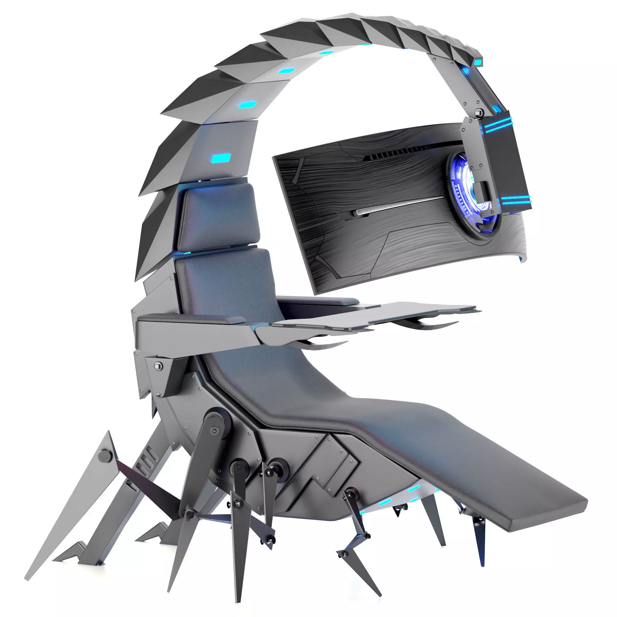 Gaming chair 05 3D model