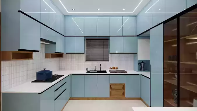 3d residential building