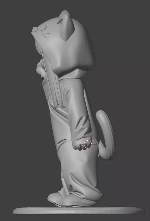 Anime Girl Figure STL 3D Printable Model for Collectors 3D print model_1