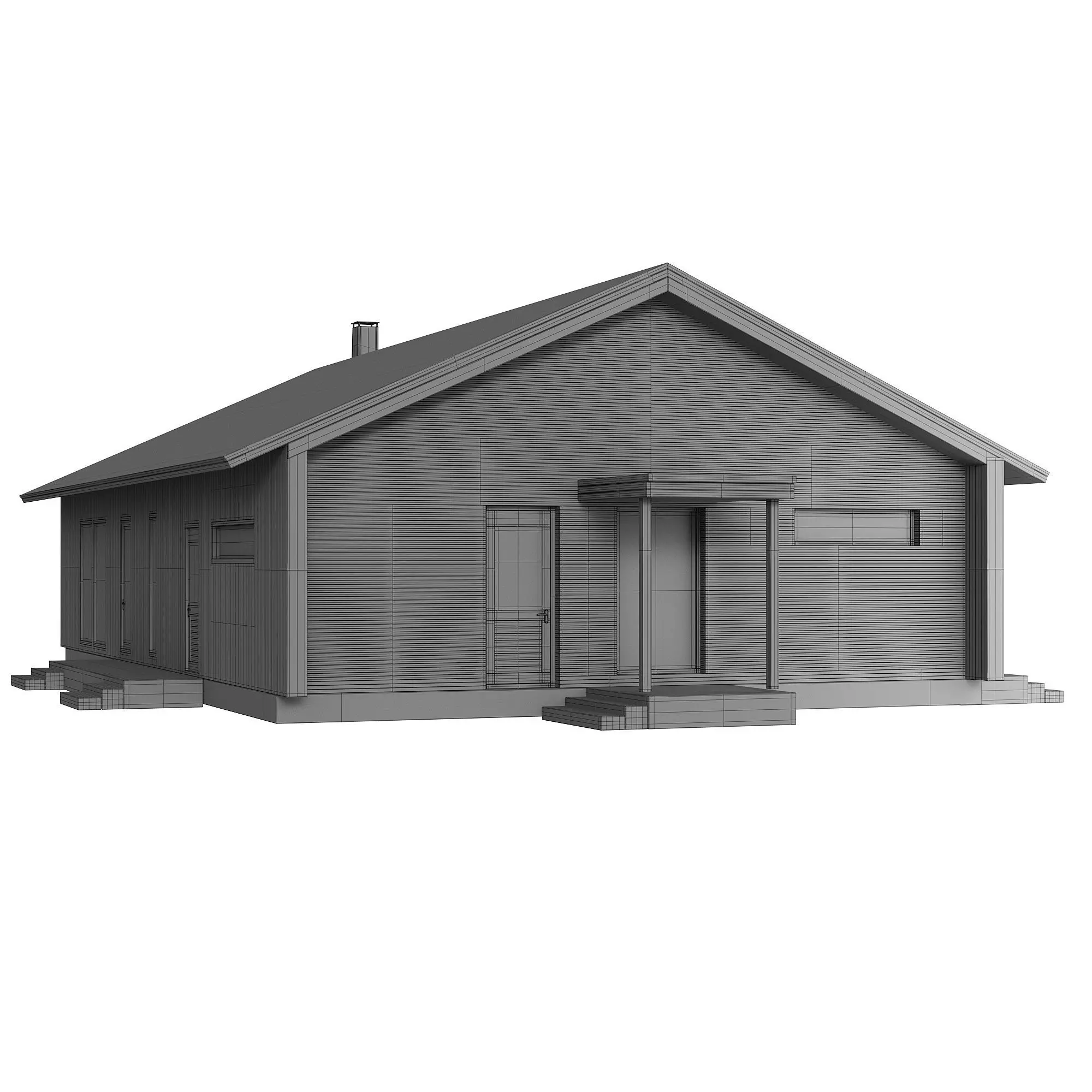 Home Design 14 For Exterior 3D model_7