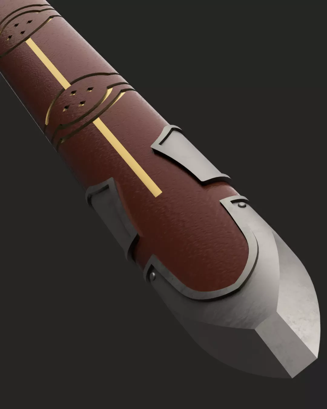 The Legend of Zelda Twilight Princess - Ordon Sword and Scabbard 3D print model_3