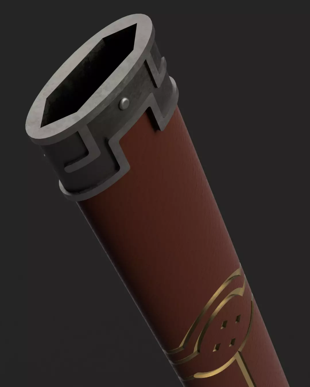 The Legend of Zelda Twilight Princess - Ordon Sword and Scabbard 3D print model_4