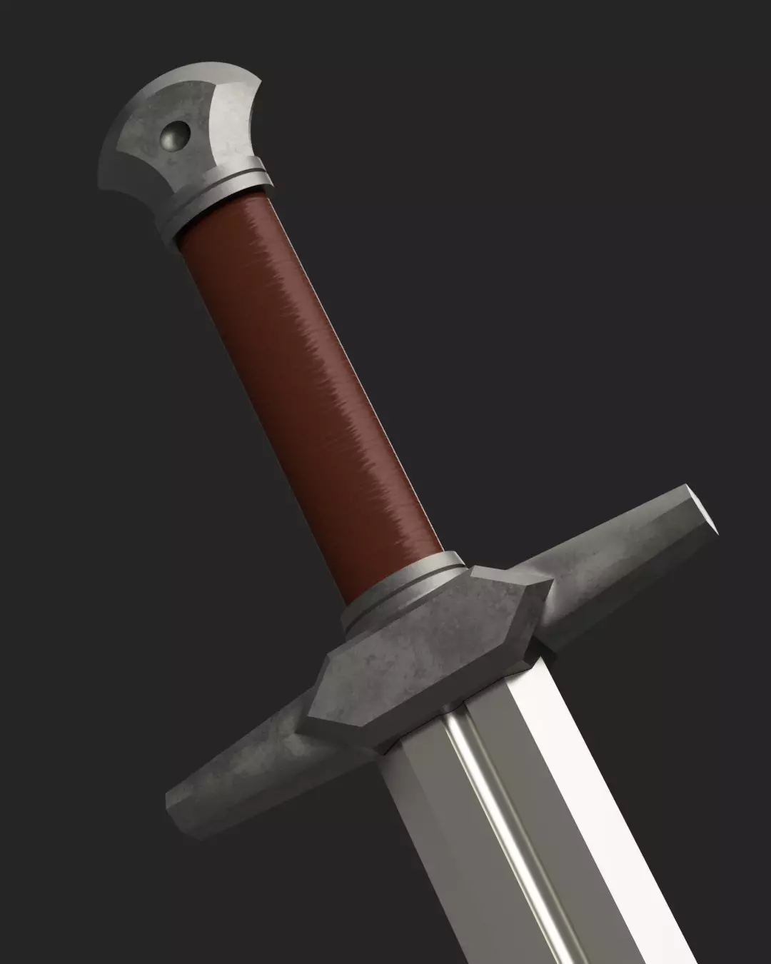 The Legend of Zelda Twilight Princess - Ordon Sword and Scabbard 3D print model_2