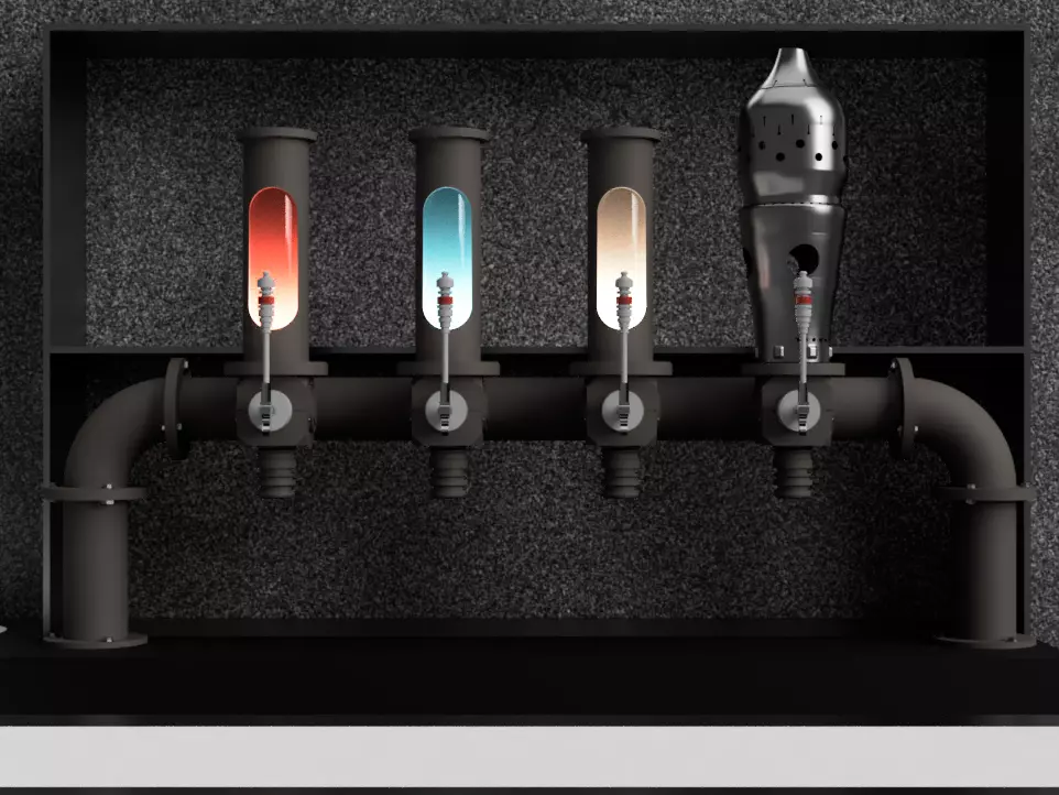 Ogas Cantina Bar Tap Assembly 3D print model_5