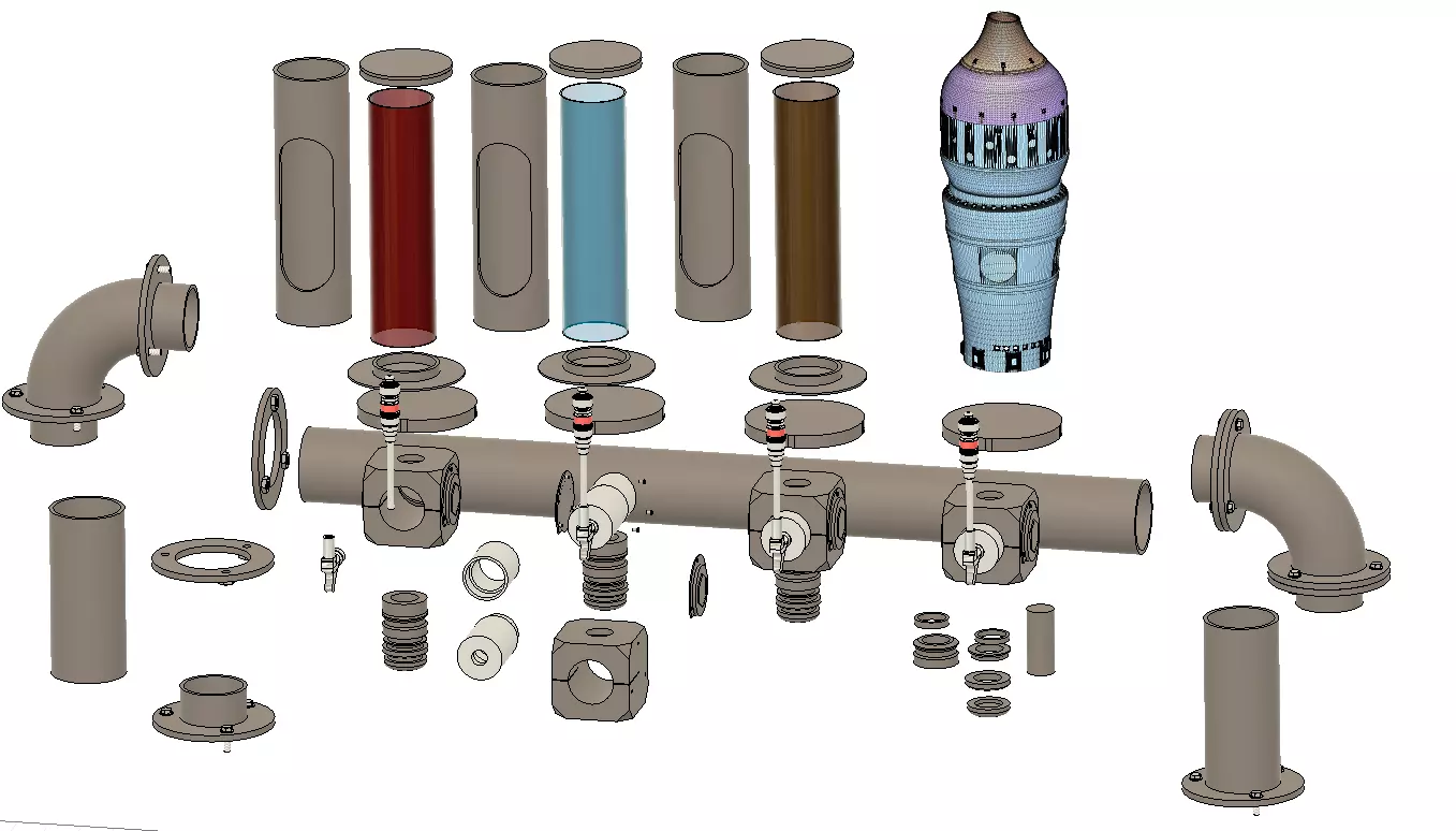 Ogas Cantina Bar Tap Assembly 3D print model_10