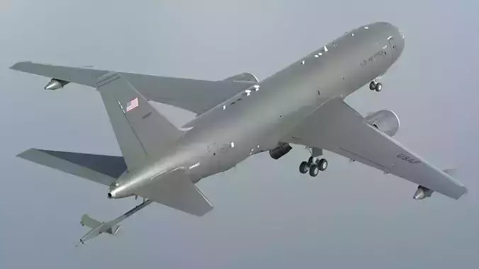 Boeing KC-46 Pegasus with Cockpit 3D model