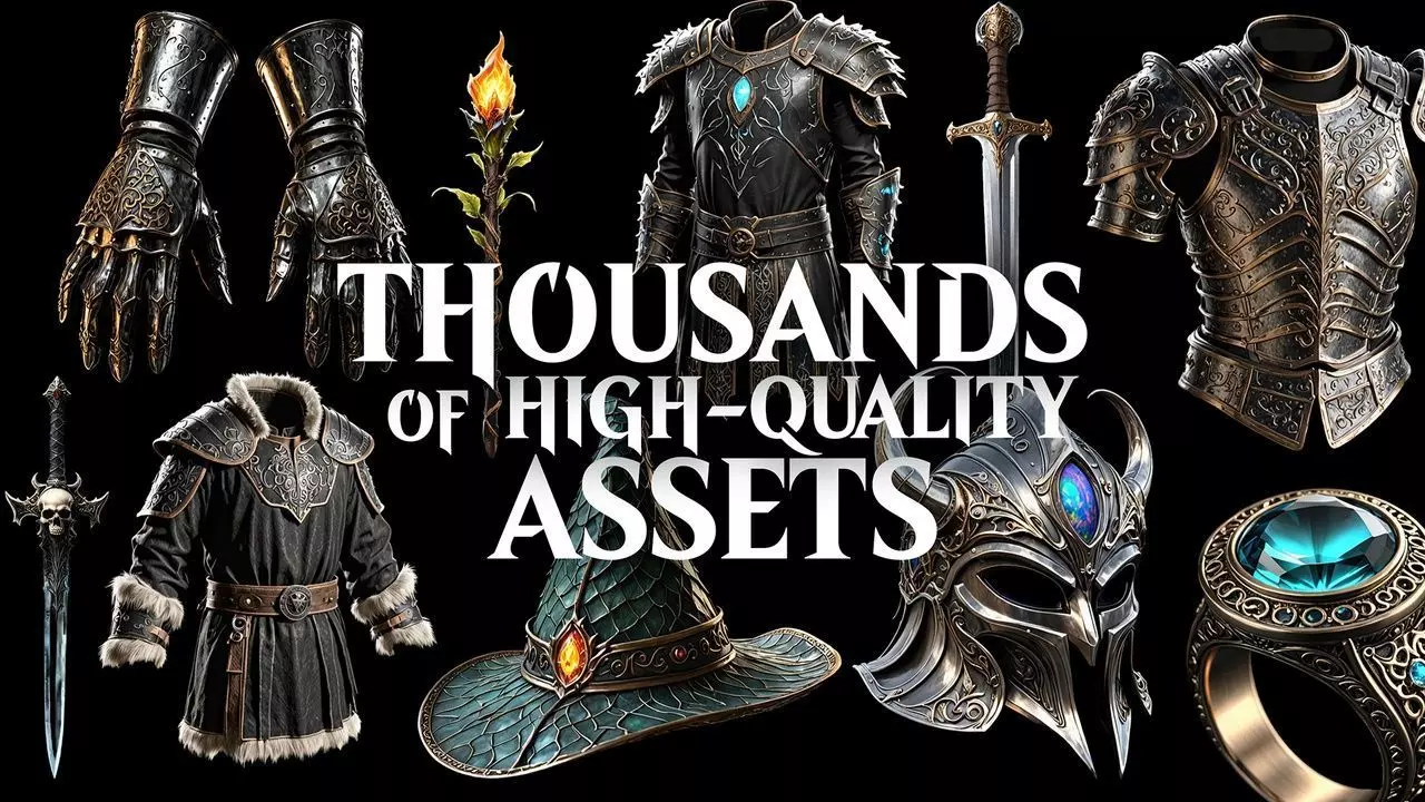 60  Icons 3D model_0